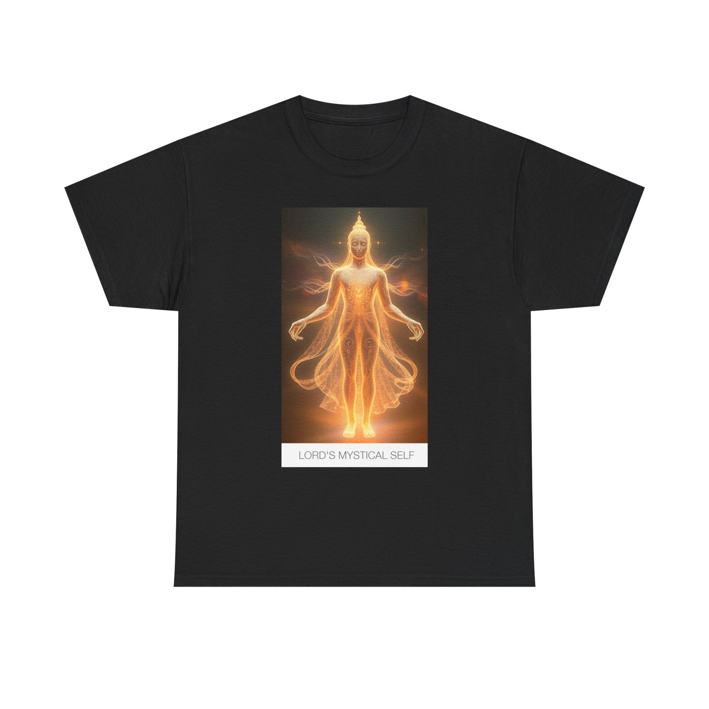 Enlightened Self Cotton Tee | Spiritual Gift, Meditation Shirt, Unisex Apparel, Mindfulness Fashion, Aura Tees