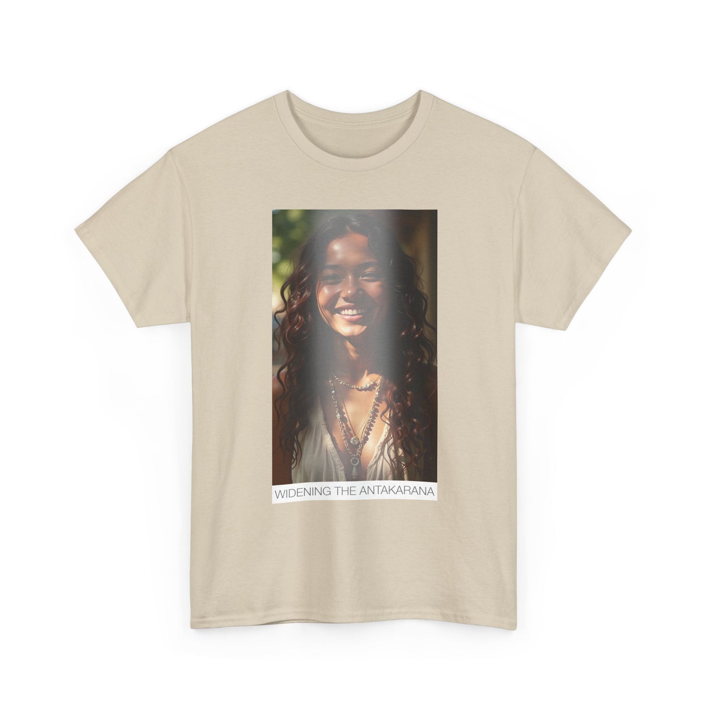 Widening the Antahkarana Unisex Heavy Cotton Tee, Inspirational T-Shirt, Graphic Tee, Casual Wear, Gift for Spiritual Journey