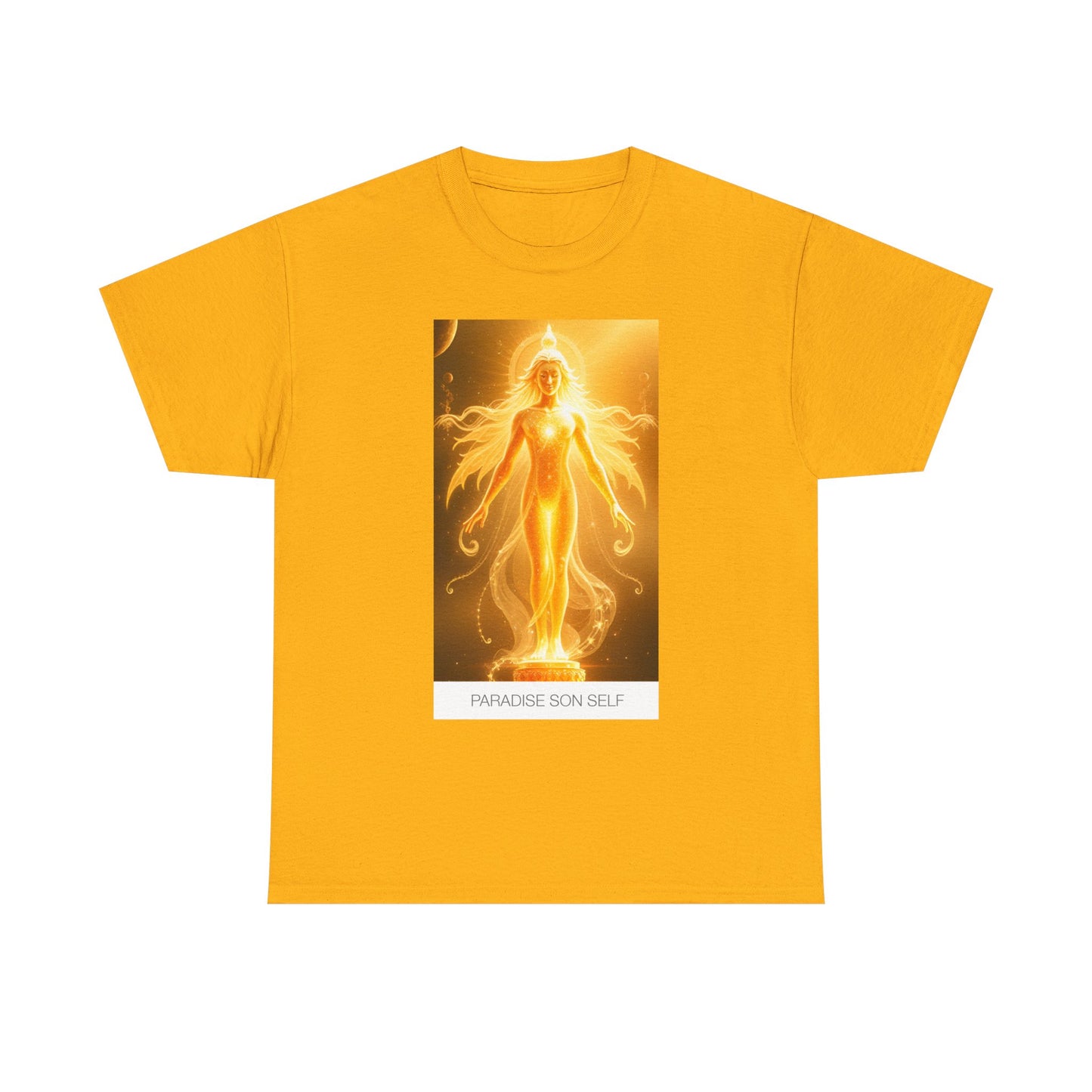 Golden Goddess Unisex Tee | Embrace Your Inner Light, Spiritual Gift, Casual Wear, Festival Shirt, Meditation Apparel