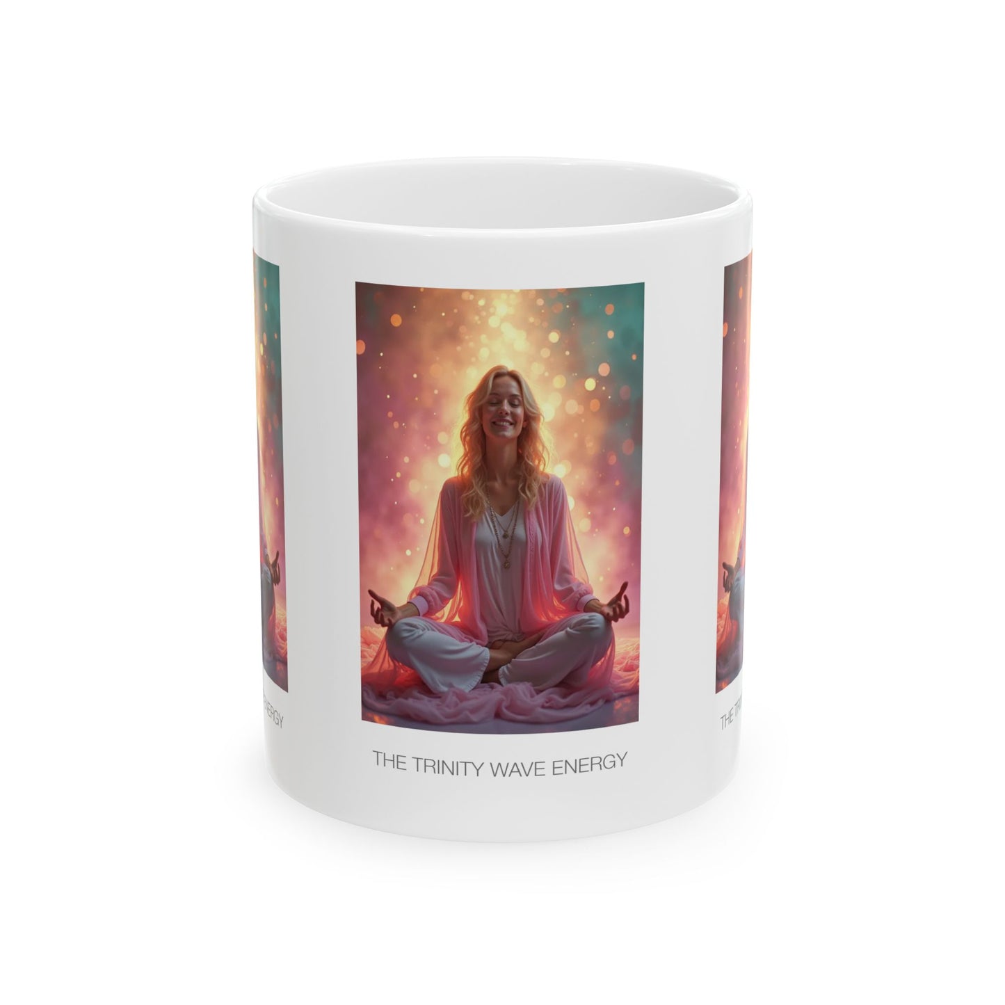 Trinity Wave Energy Mug | Meditation, Spiritual Gift, Mindfulness, Inspirational Coffee Cup, Energy Boost