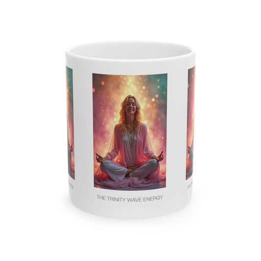 Trinity Wave Energy Mug | Meditation, Spiritual Gift, Mindfulness, Inspirational Coffee Cup, Energy Boost