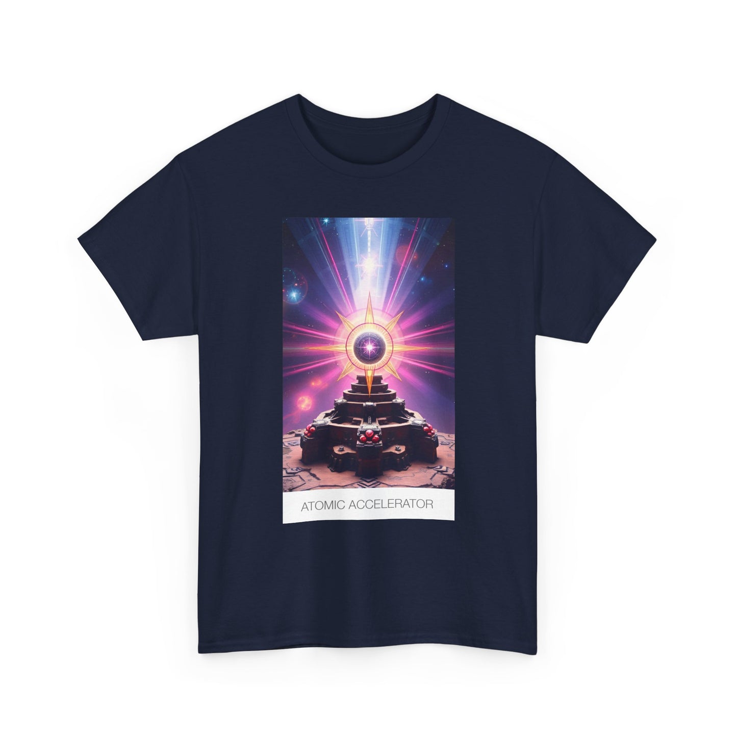 Cosmic Energy Unisex Heavy Cotton Tee, Spiritual Shirt, Meditation Apparel, Gift for Him/Her, Divine Vibes Tee