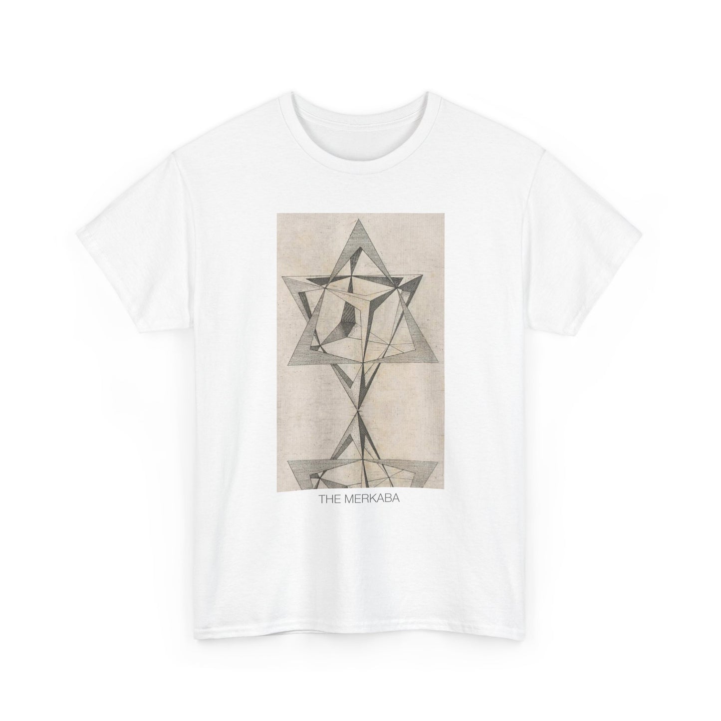 Vintage-Inspired Graphic Tee with Symbolic Design, Unisex Heavy Cotton Tee for Casual Wear, Gifts, Art Lovers, Spiritual Occasions