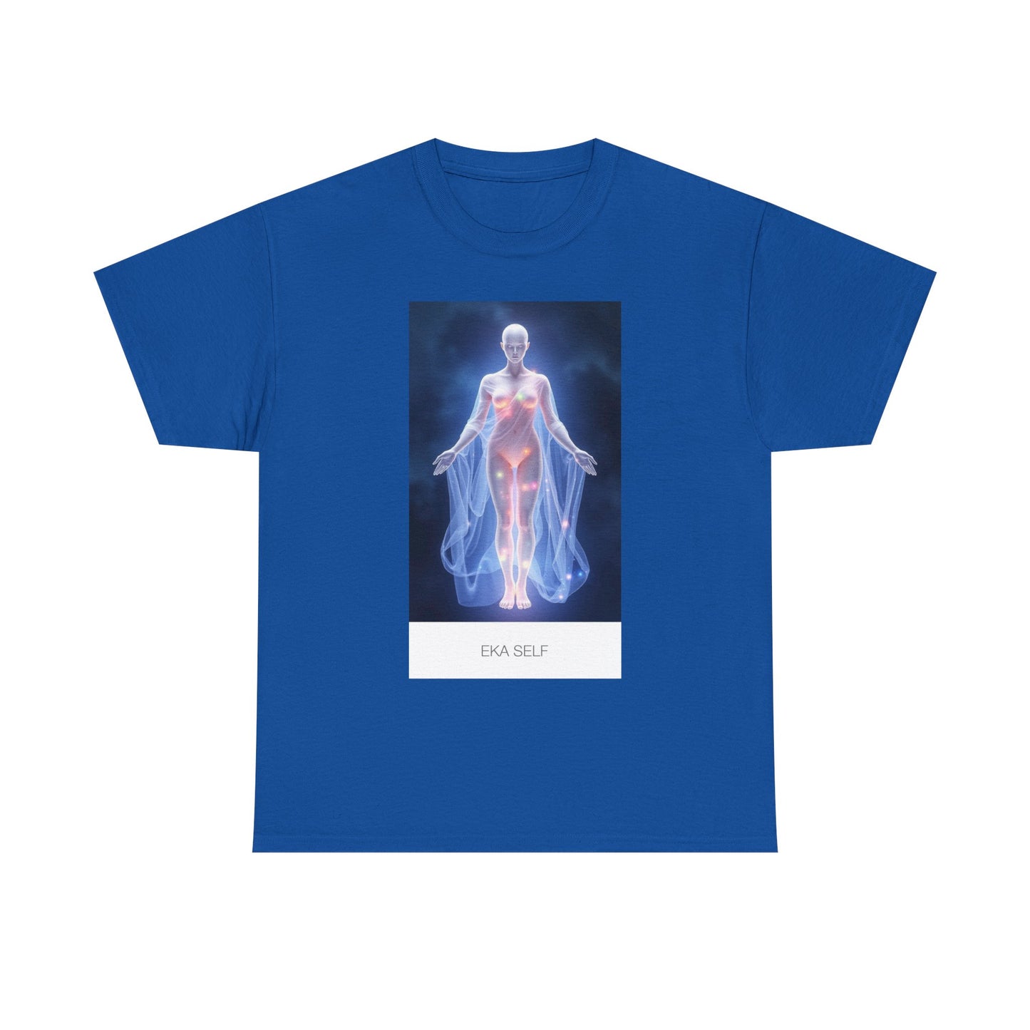 Ethereal Spirit Tee, Unisex Heavy Cotton Tee, Spiritual Gift, Chakra Shirt, Wellness Wear, Metaphysical Art Tee