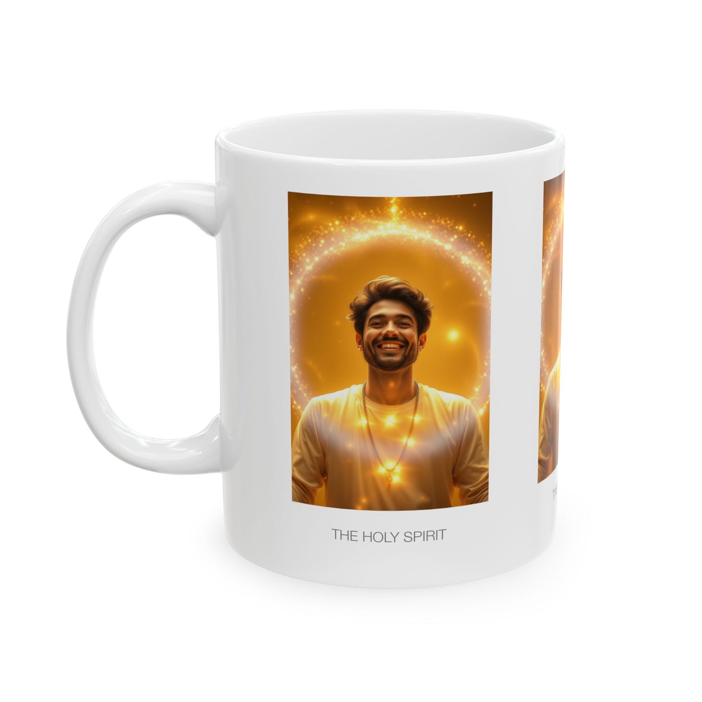 Glowing Spirit Mug - Empowering Ceramic Coffee Cup, Spiritual Gift, Inspirational Drinkware, Meditation Mug, 11oz 15oz