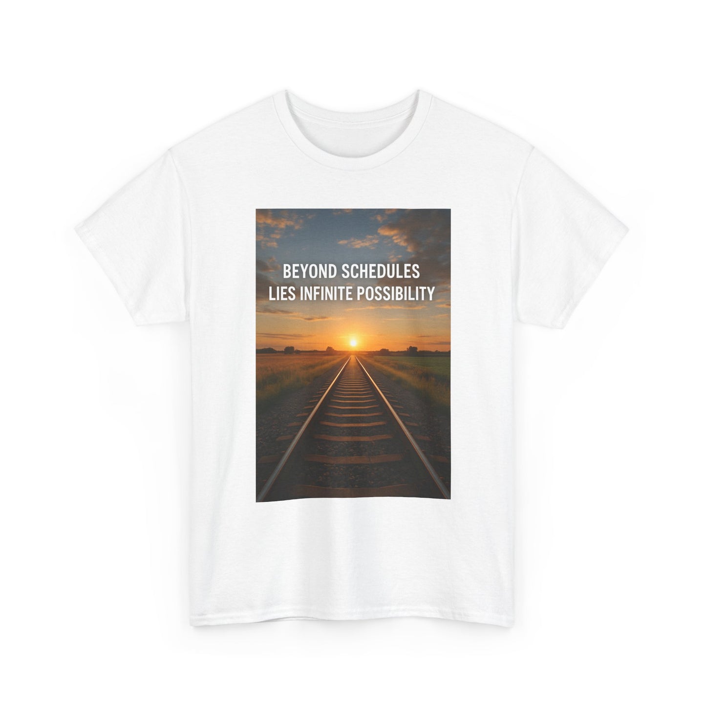 Inspirational Unisex Tee - Beyond Schedules Lies Infinite Possibility | Motivational Gift for Dreamers, Relaxed Fit, Everyday Wear, [...]
