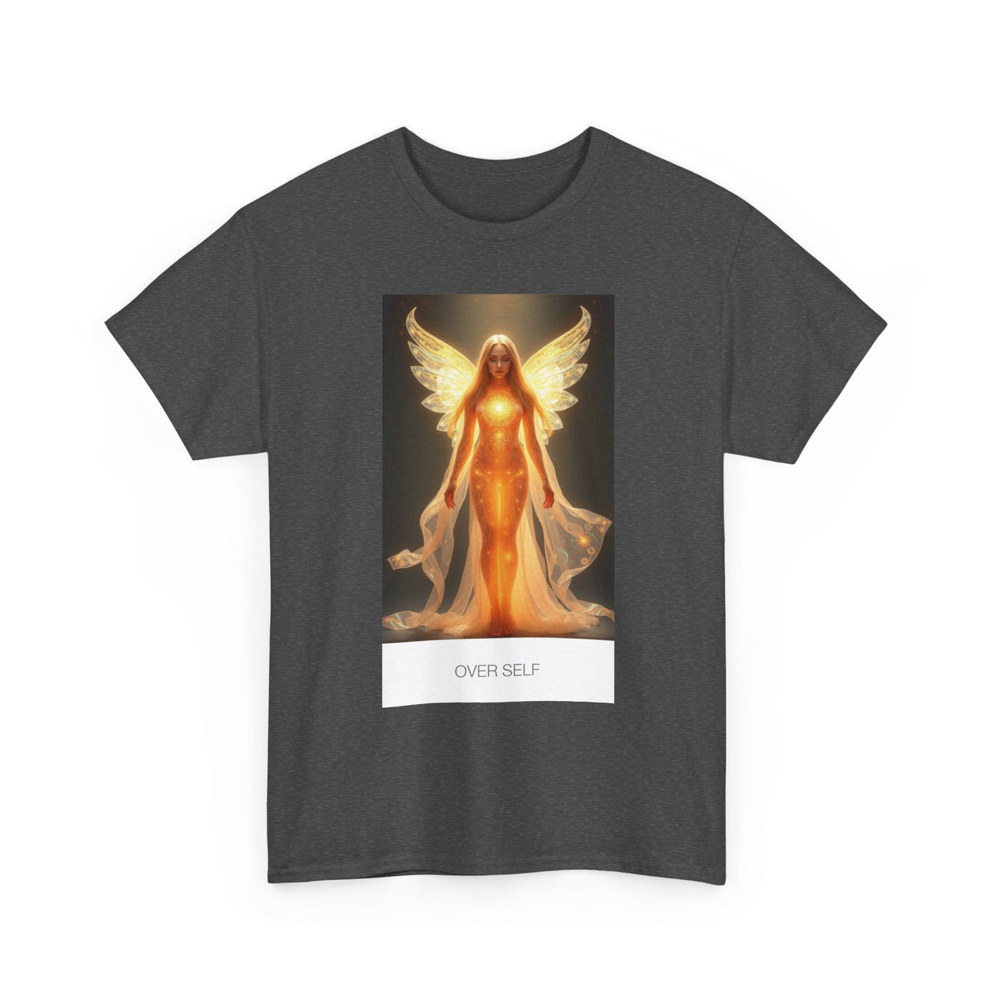 Celestial Self Unisex Heavy Cotton Tee, Inspirational Shirt, Angel Graphic Tee, Spiritual Apparel, Gift for Believers, Unique Casual Wear