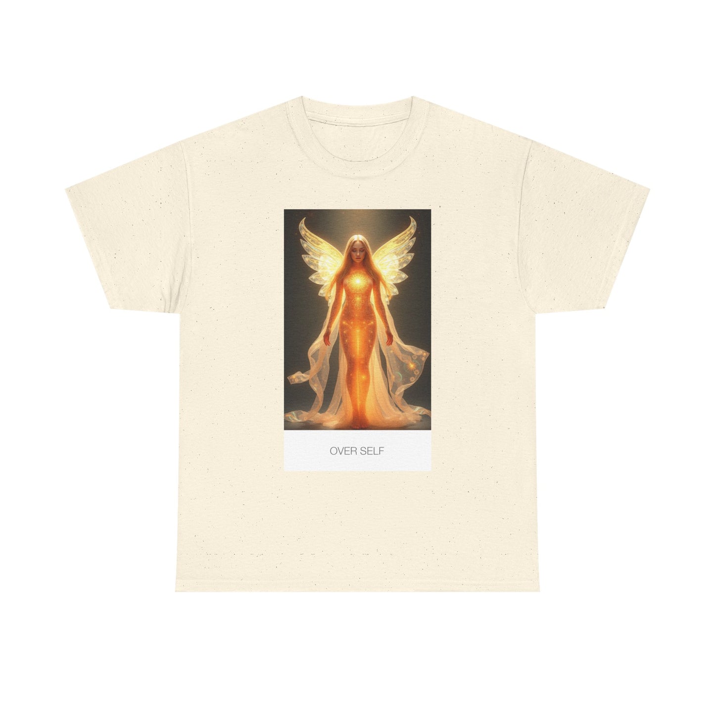 Celestial Self Unisex Heavy Cotton Tee, Inspirational Shirt, Angel Graphic Tee, Spiritual Apparel, Gift for Believers, Unique Casual Wear