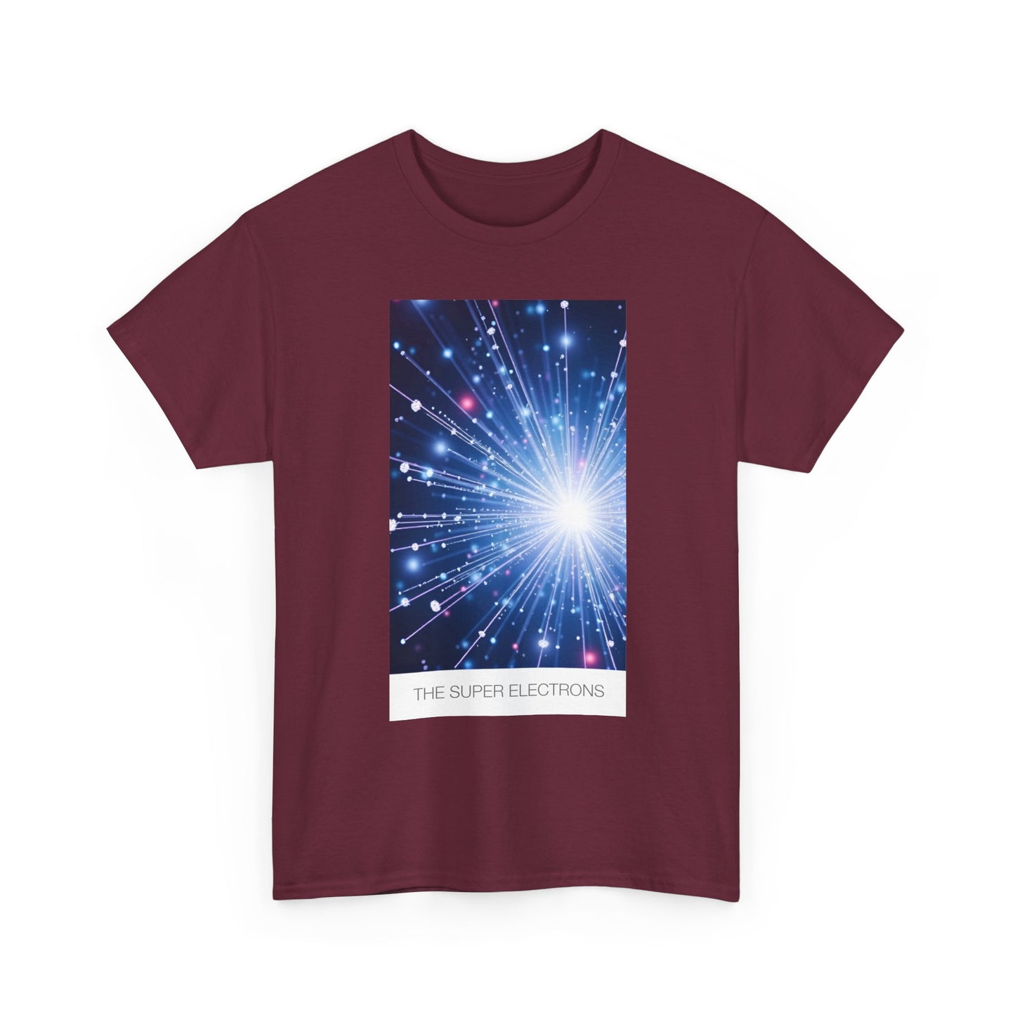 Cosmic Light Unisex Heavy Cotton Tee, Graphic Tee, Trendy Shirt, Casual Wear, Space Art Apparel, Gift for Space Lovers