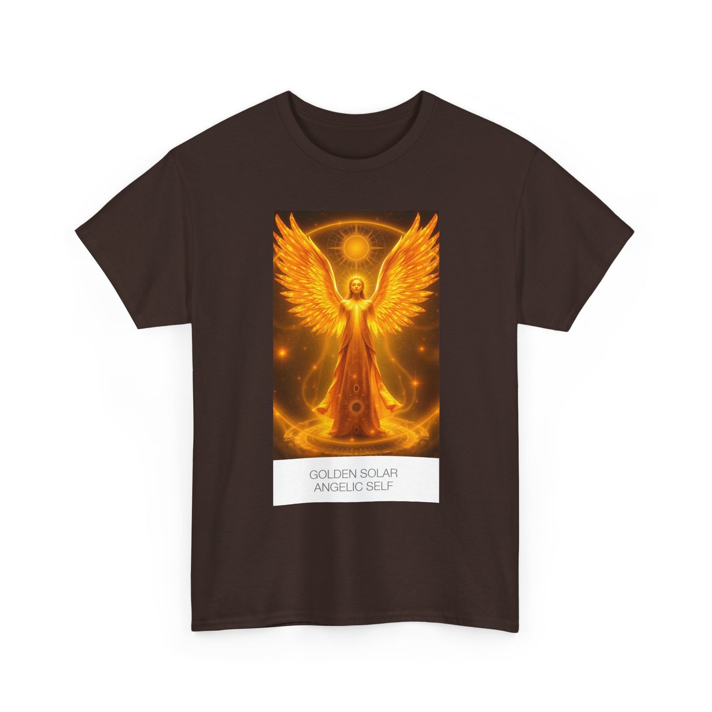 Angelic Self Graphic Tee, Spiritual T-Shirt, Gift for Angel Lovers, Positive Vibe Cotton Tee, Unisex Apparel for Mindfulness