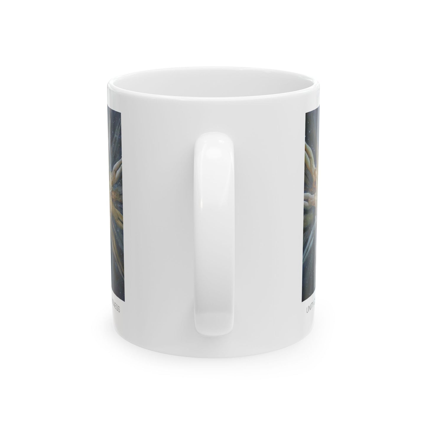 Unity Consciousness Ceramic Mug | Unique Gift for Spirituality, Meditation, Yoga, Zen, Cosmic Decor