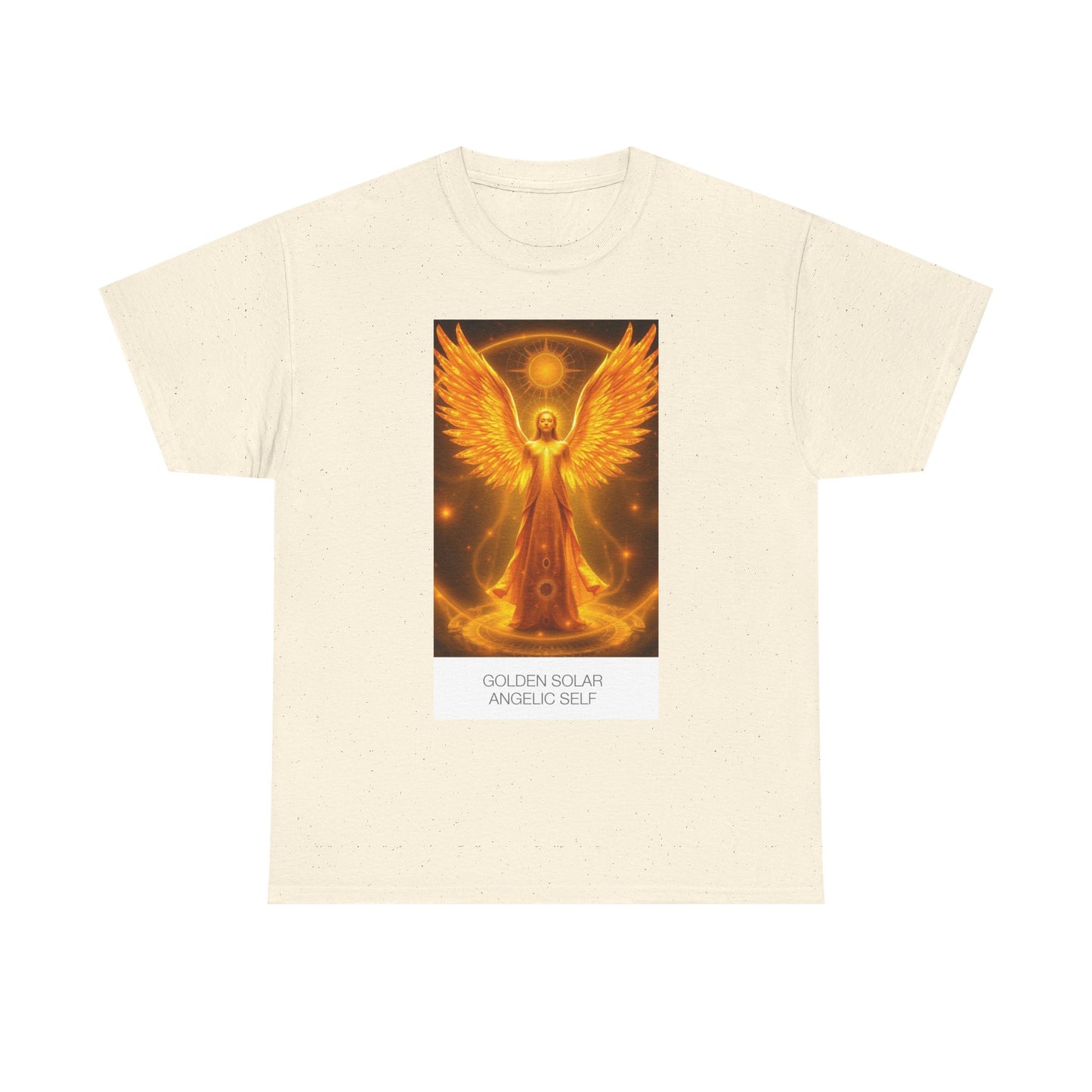 Angelic Self Graphic Tee, Spiritual T-Shirt, Gift for Angel Lovers, Positive Vibe Cotton Tee, Unisex Apparel for Mindfulness