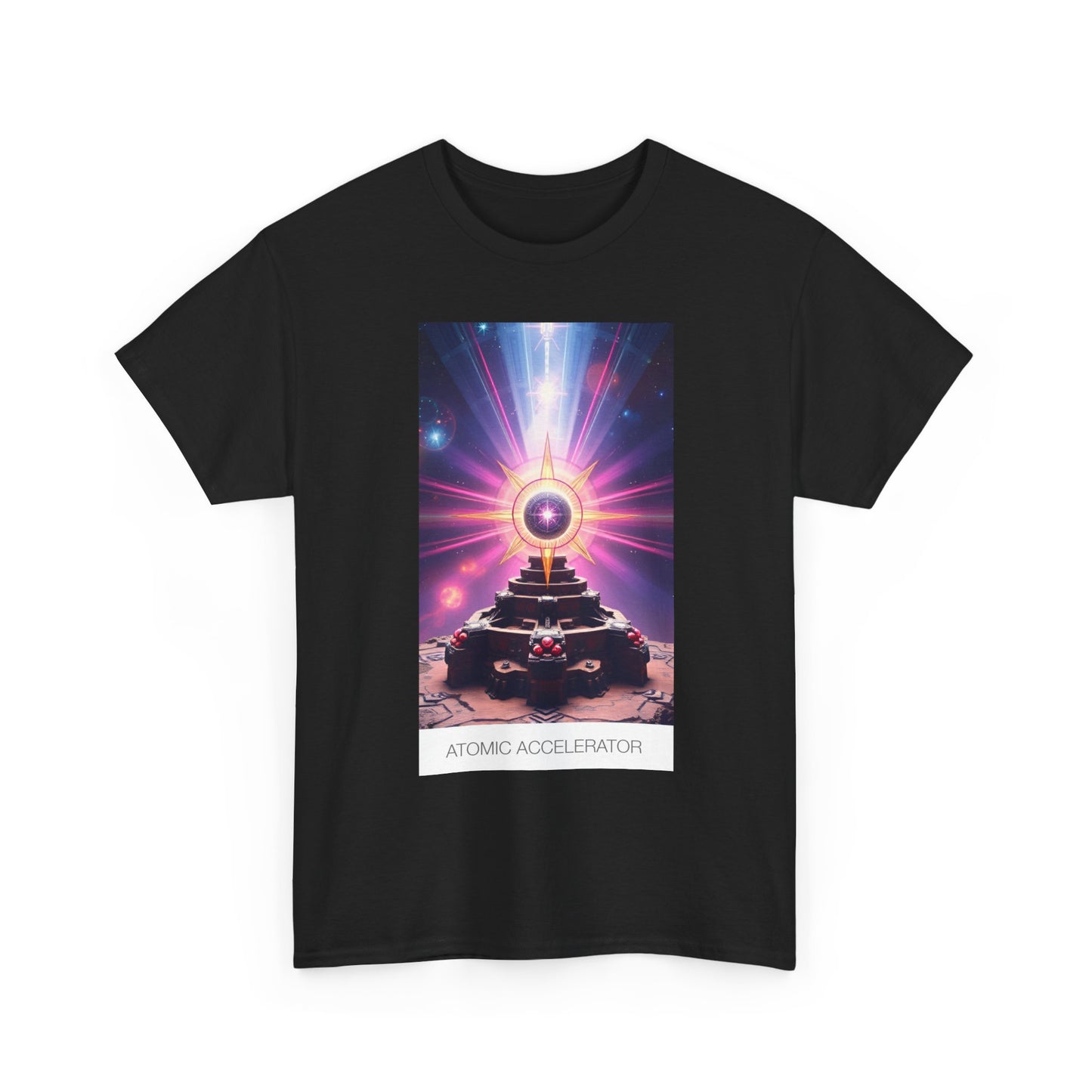 Cosmic Energy Unisex Heavy Cotton Tee, Spiritual Shirt, Meditation Apparel, Gift for Him/Her, Divine Vibes Tee