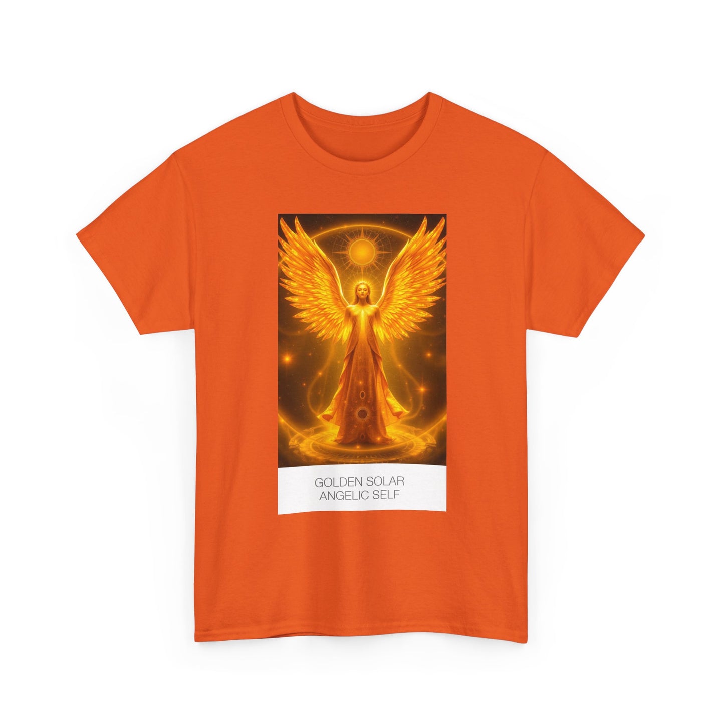 Angelic Self Graphic Tee, Spiritual T-Shirt, Gift for Angel Lovers, Positive Vibe Cotton Tee, Unisex Apparel for Mindfulness
