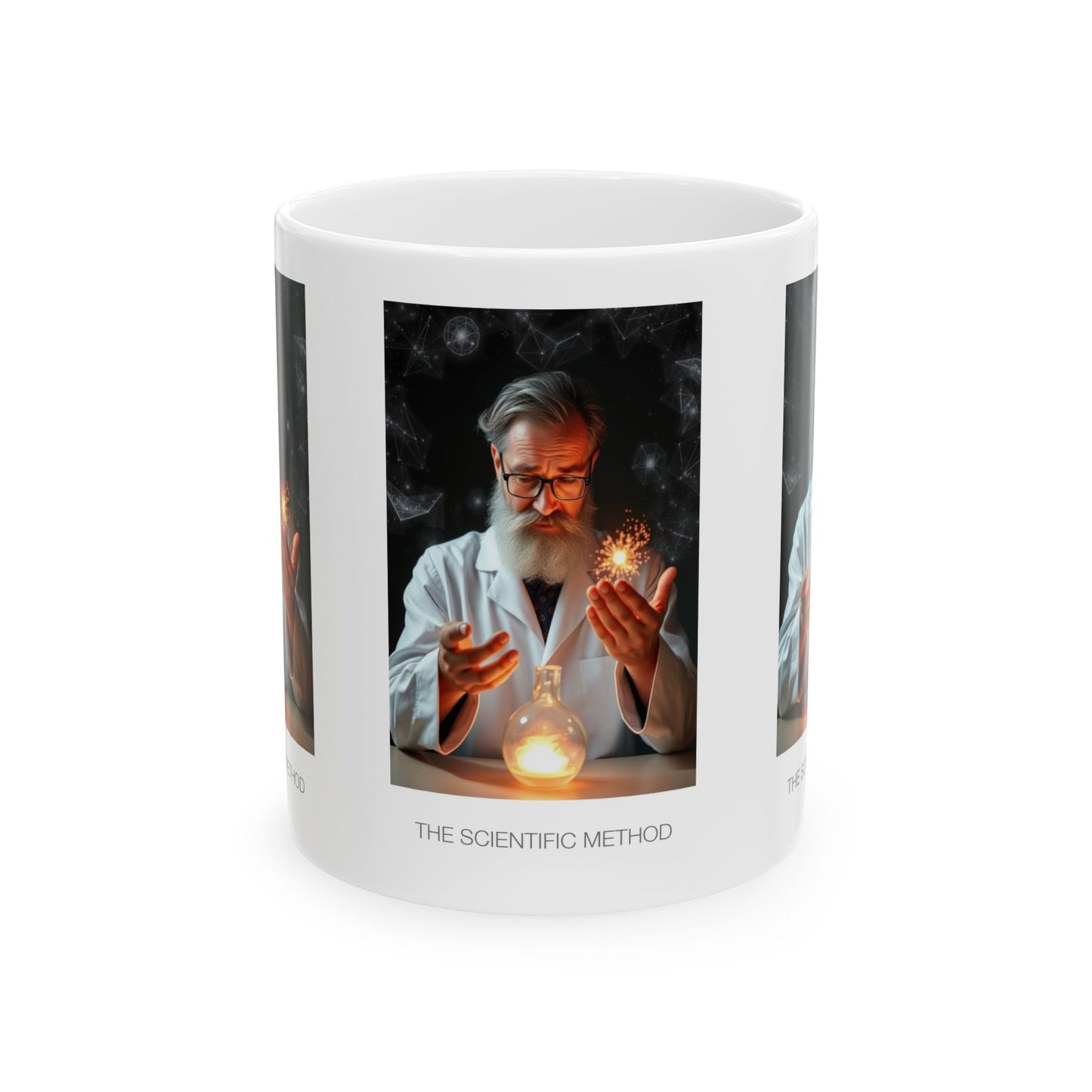 Scientist Themed Ceramic Mug - Perfect for Science Lovers, Teacher Gifts, Laboratory Decor, Birthday Present, Science Appreciation