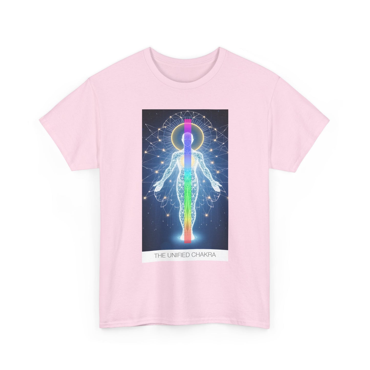 Chakra Energy Unisex Tee, Spiritual T-Shirt, Meditation Gear, Yoga Apparel, Gifts for Wellness, Chakra Art Tee