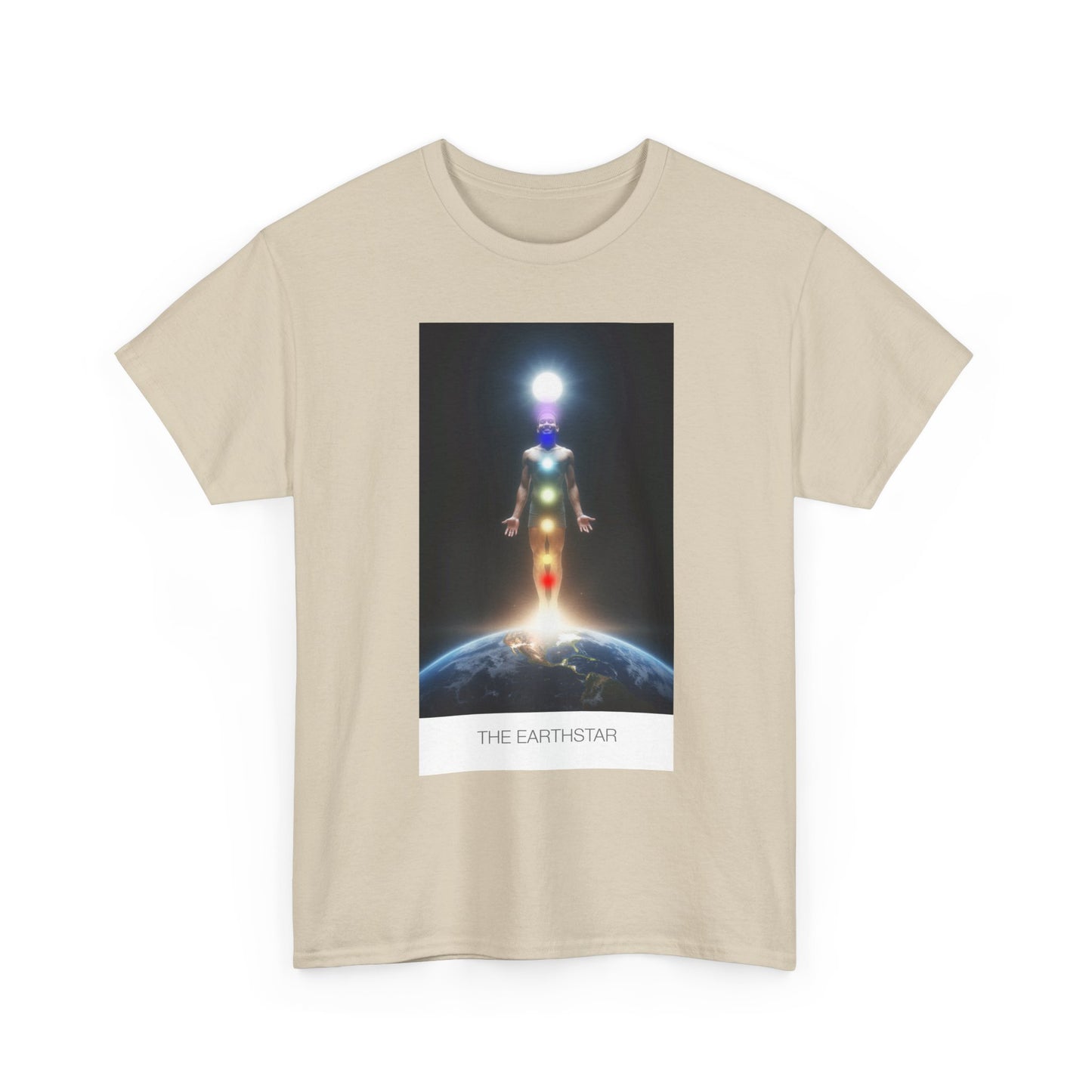 Cosmic Energy Unisex Heavy Cotton Tee, Spiritual Shirt, Meditation Gift, Universe Lover Tee, Inspirational T-Shirt