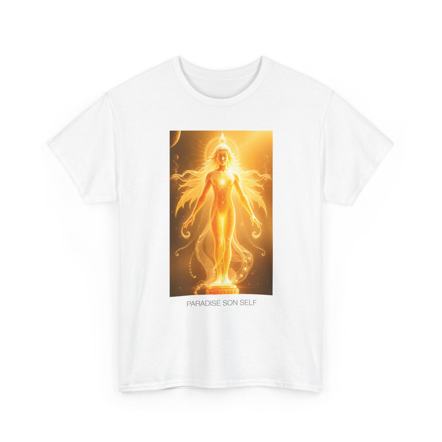 Golden Goddess Unisex Tee | Embrace Your Inner Light, Spiritual Gift, Casual Wear, Festival Shirt, Meditation Apparel