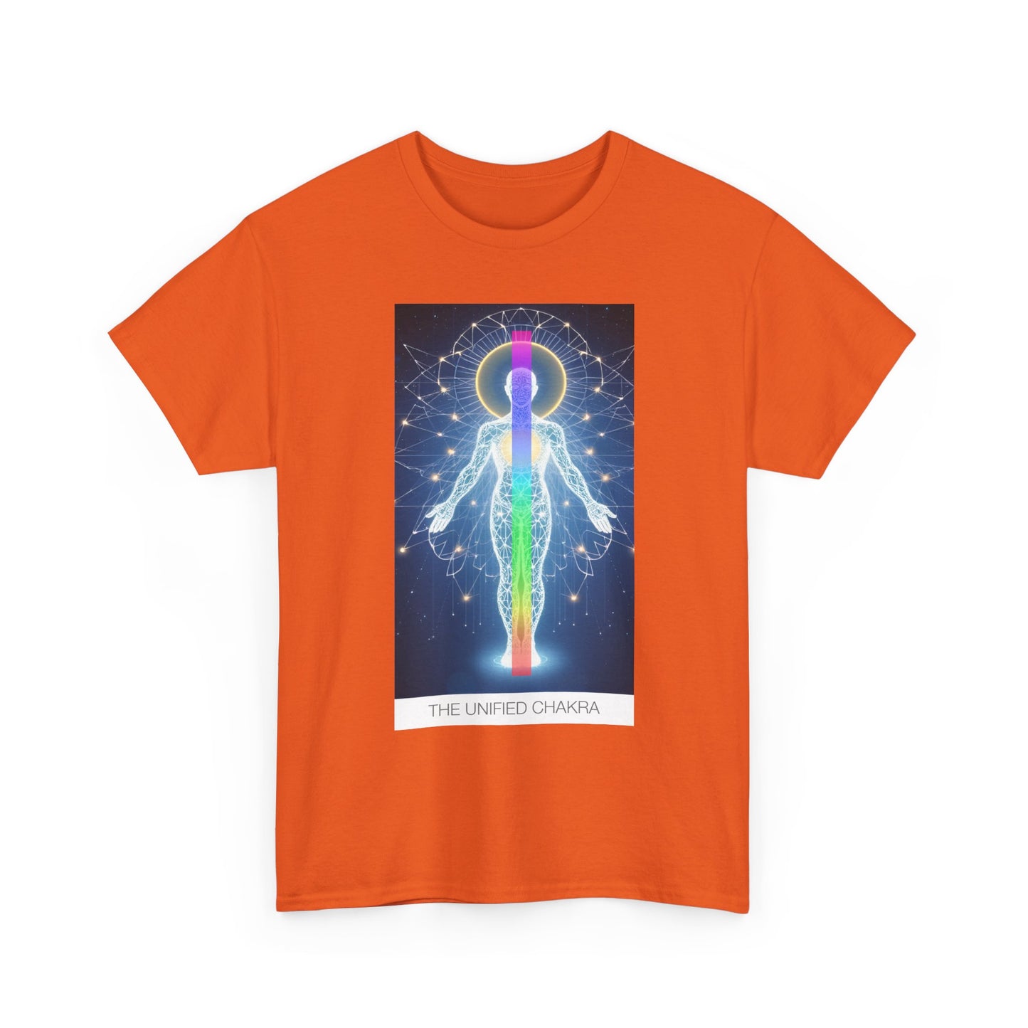 Chakra Energy Unisex Tee, Spiritual T-Shirt, Meditation Gear, Yoga Apparel, Gifts for Wellness, Chakra Art Tee
