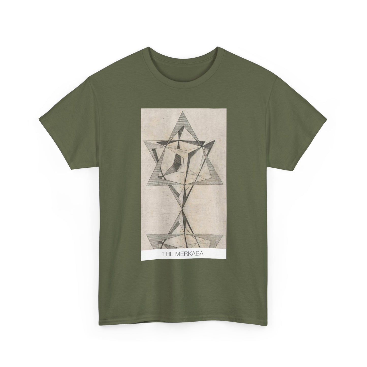 Vintage-Inspired Graphic Tee with Symbolic Design, Unisex Heavy Cotton Tee for Casual Wear, Gifts, Art Lovers, Spiritual Occasions