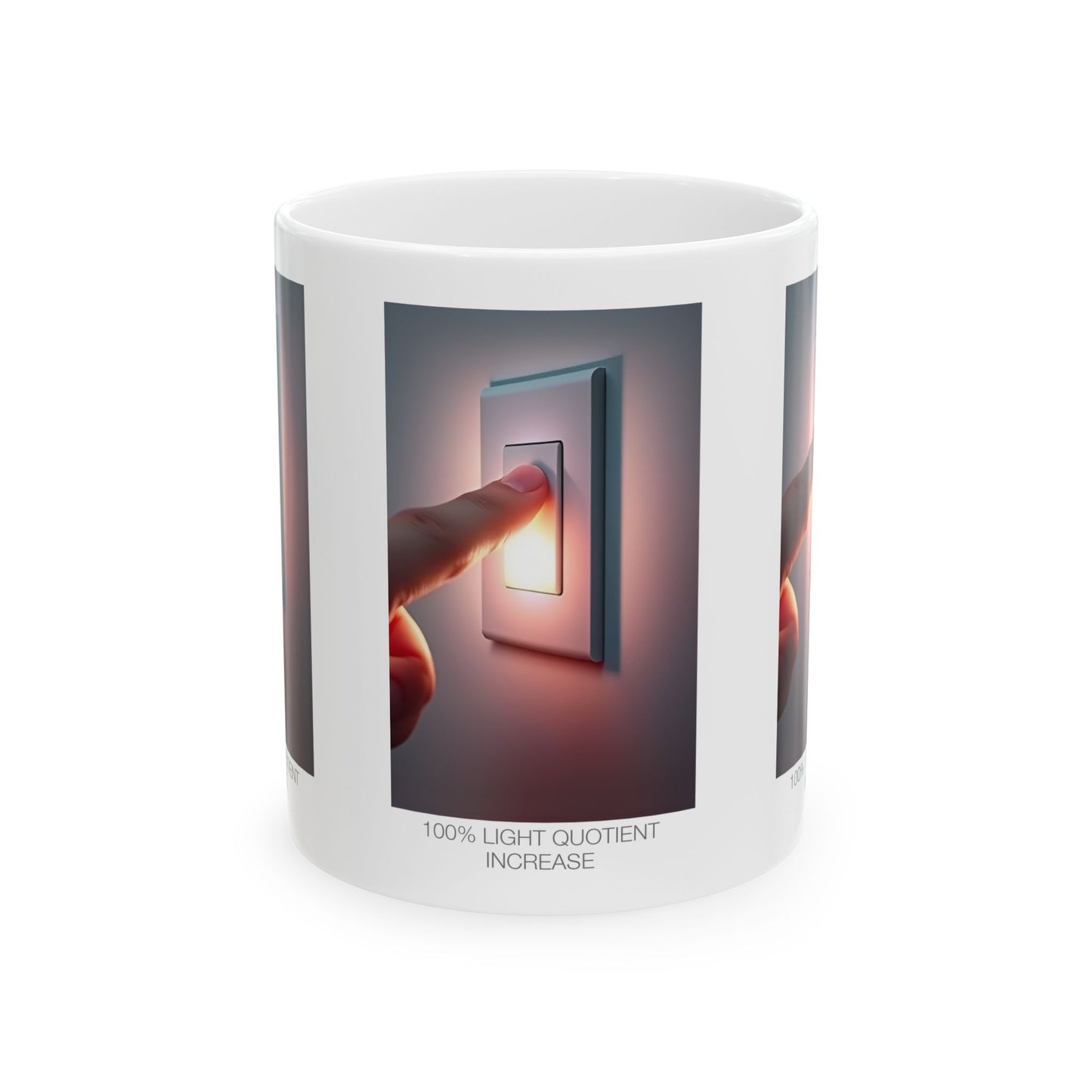 Light Switch Ceramic Mug - 11oz & 15oz, Funny Gift, Coffee Lover, Office Decor, Unique Homeware, Inspirational Quote