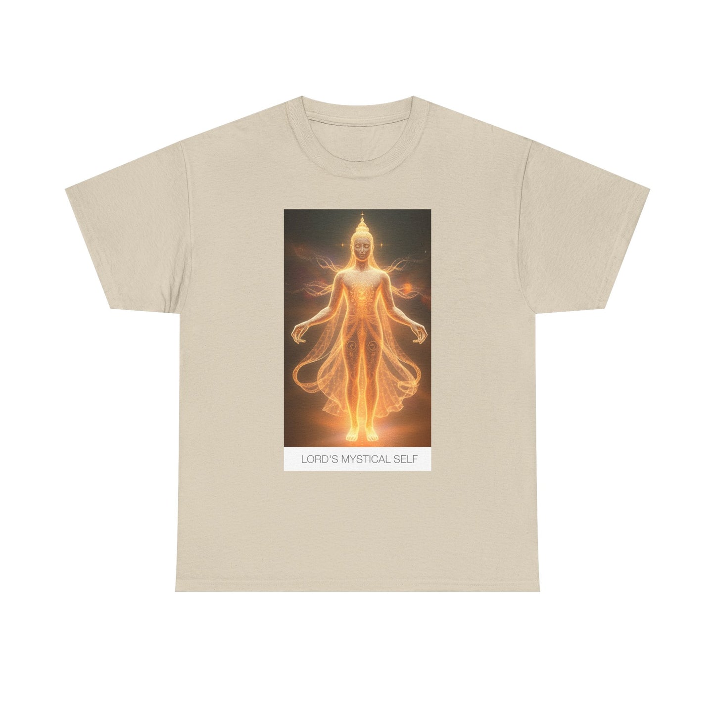 Enlightened Self Cotton Tee | Spiritual Gift, Meditation Shirt, Unisex Apparel, Mindfulness Fashion, Aura Tees