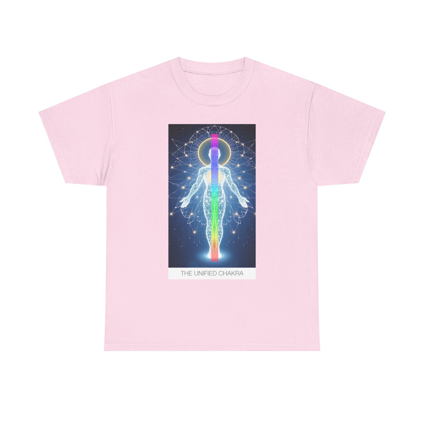 Chakra Energy Unisex Tee, Spiritual T-Shirt, Meditation Gear, Yoga Apparel, Gifts for Wellness, Chakra Art Tee
