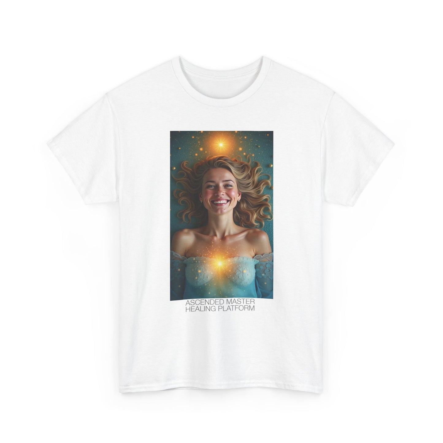 Healing Energy Tee - Unisex Cotton T-Shirt for Wellness, Meditation, Spiritual Journey, Gift for Holistic Health Enthusiasts