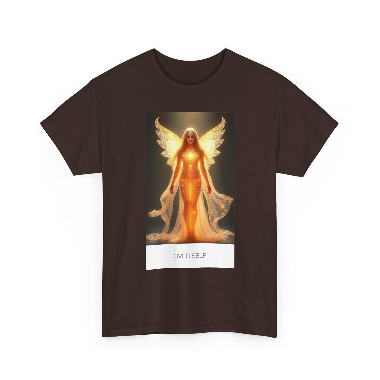 Celestial Self Unisex Heavy Cotton Tee, Inspirational Shirt, Angel Graphic Tee, Spiritual Apparel, Gift for Believers, Unique Casual Wear
