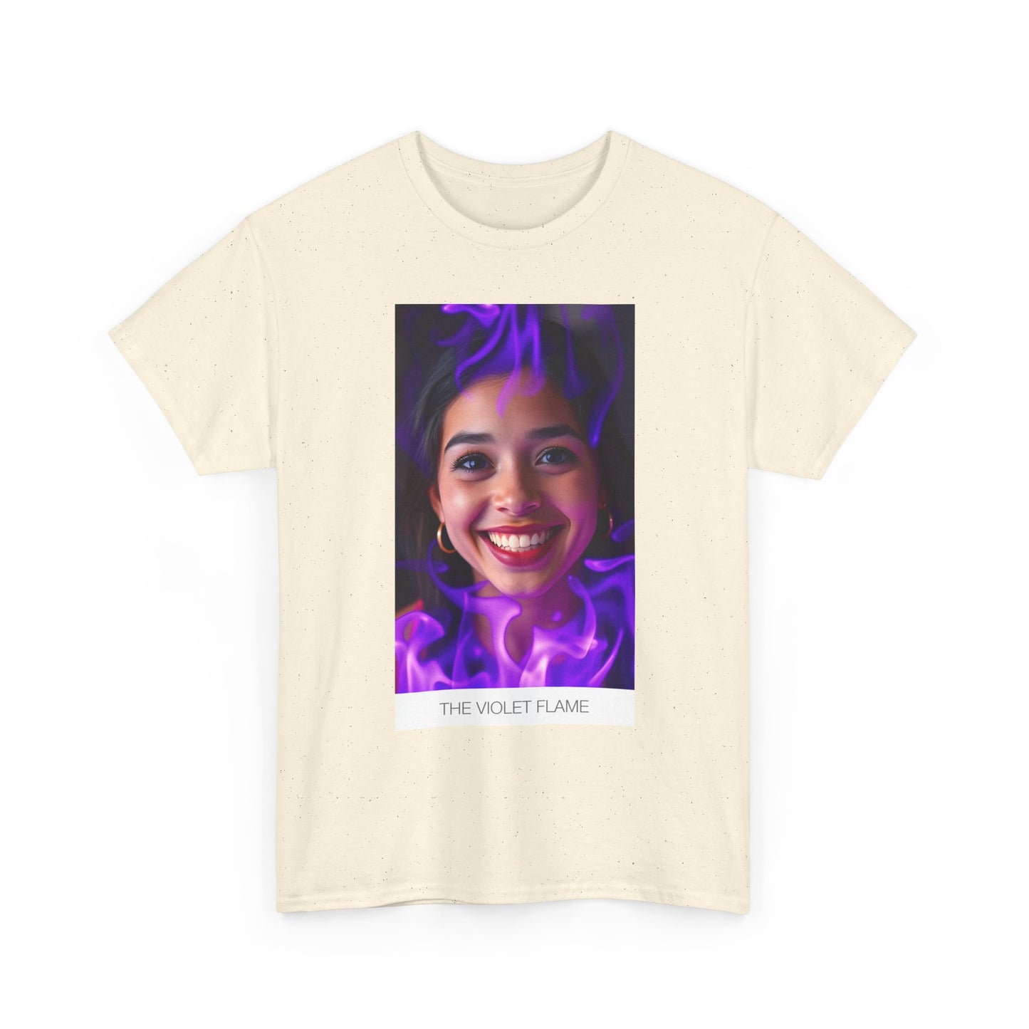 Violet Flame Graphic Tee, Unisex T-Shirt, Casual Wear, Unique Gift, Trendy Streetwear, Colorful Art Tee