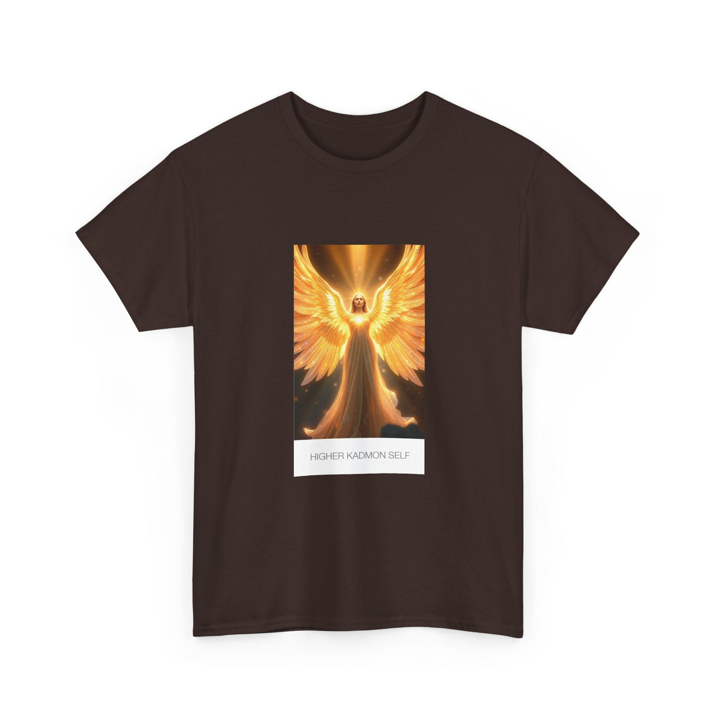 Angel Wings Unisex Heavy Cotton Tee | Spiritual Gift, Casual Wear, Festival Shirt, Inspirational Gift, Daily Comfort