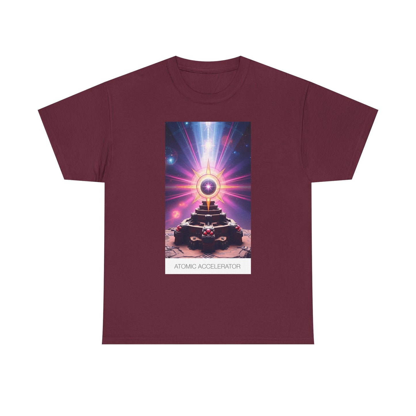 Cosmic Energy Unisex Heavy Cotton Tee, Spiritual Shirt, Meditation Apparel, Gift for Him/Her, Divine Vibes Tee