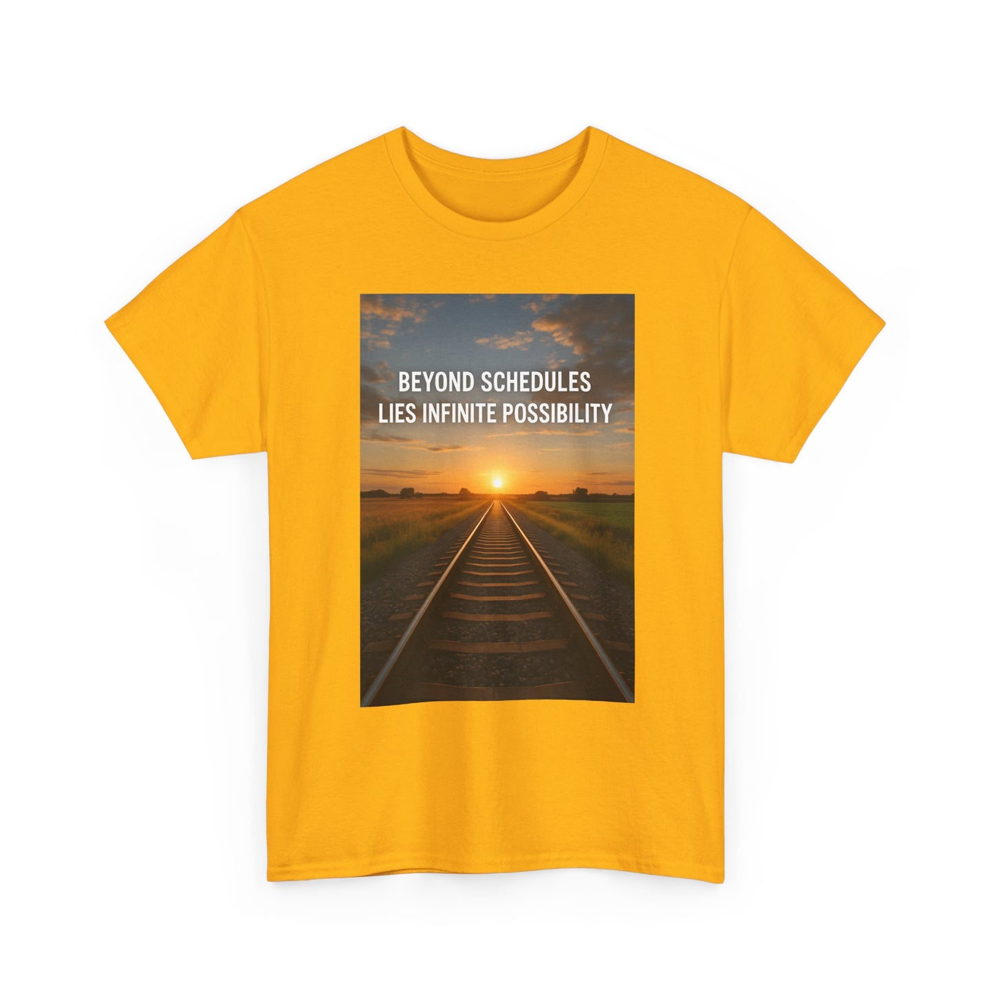 Inspirational Unisex Tee - Beyond Schedules Lies Infinite Possibility | Motivational Gift for Dreamers, Relaxed Fit, Everyday Wear, [...]