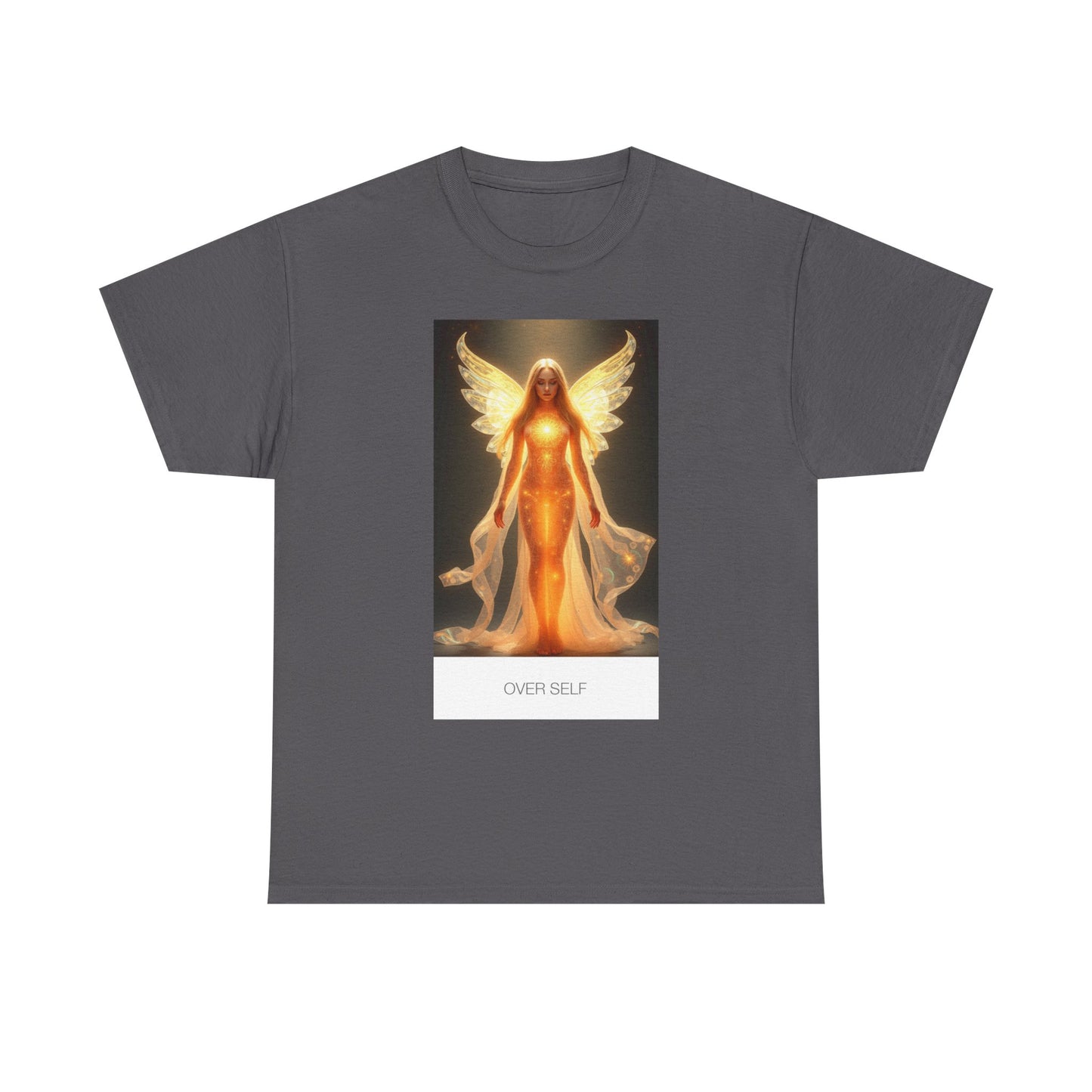 Celestial Self Unisex Heavy Cotton Tee, Inspirational Shirt, Angel Graphic Tee, Spiritual Apparel, Gift for Believers, Unique Casual Wear