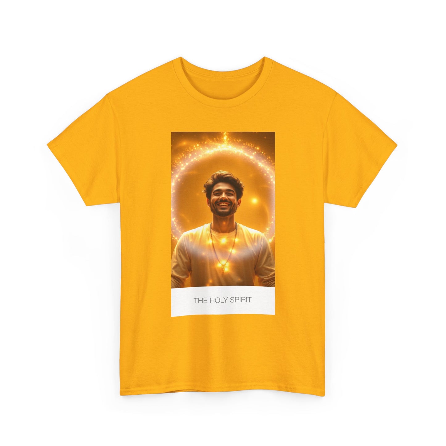 Unisex Heavy Cotton Tee with Radiant Holy Spirit Design, Spiritual Gift Tee, Casual Wear, Faith-Based Fashion, Inspirational T-shirt, [...]