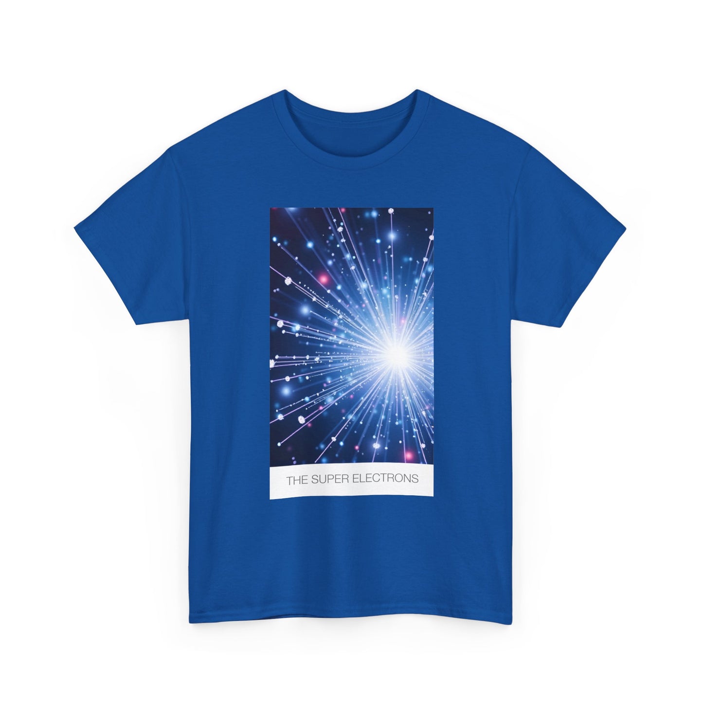 Cosmic Light Unisex Heavy Cotton Tee, Graphic Tee, Trendy Shirt, Casual Wear, Space Art Apparel, Gift for Space Lovers
