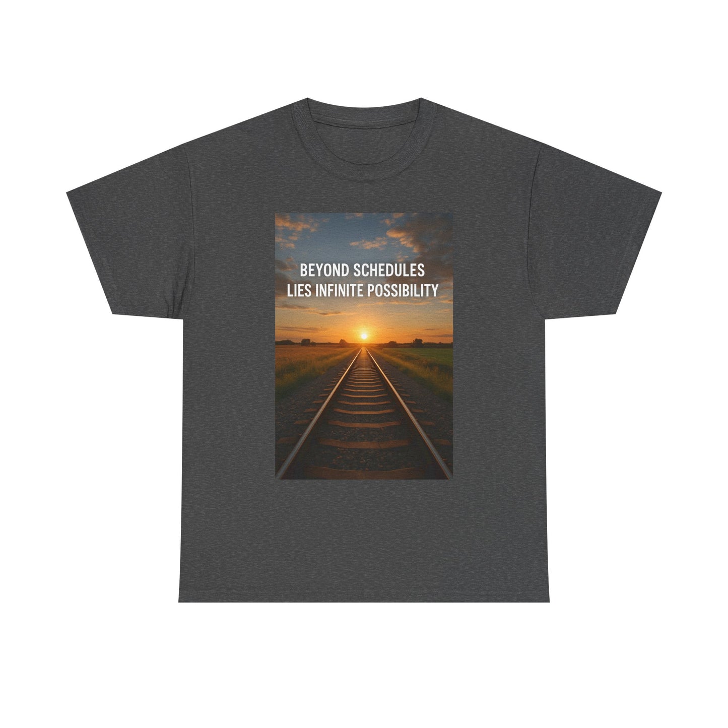 Inspirational Unisex Tee - Beyond Schedules Lies Infinite Possibility | Motivational Gift for Dreamers, Relaxed Fit, Everyday Wear, [...]