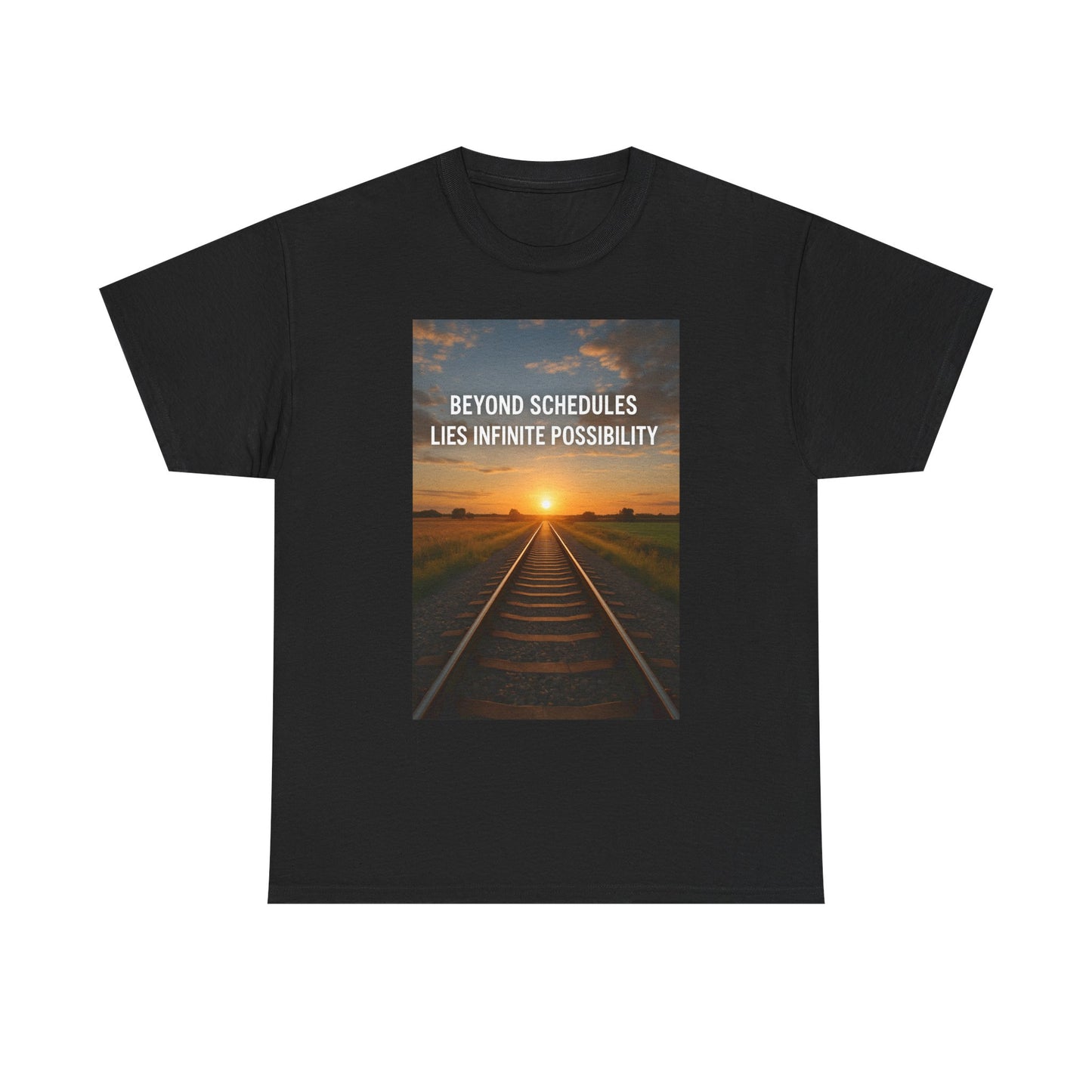 Inspirational Unisex Tee - Beyond Schedules Lies Infinite Possibility | Motivational Gift for Dreamers, Relaxed Fit, Everyday Wear, [...]