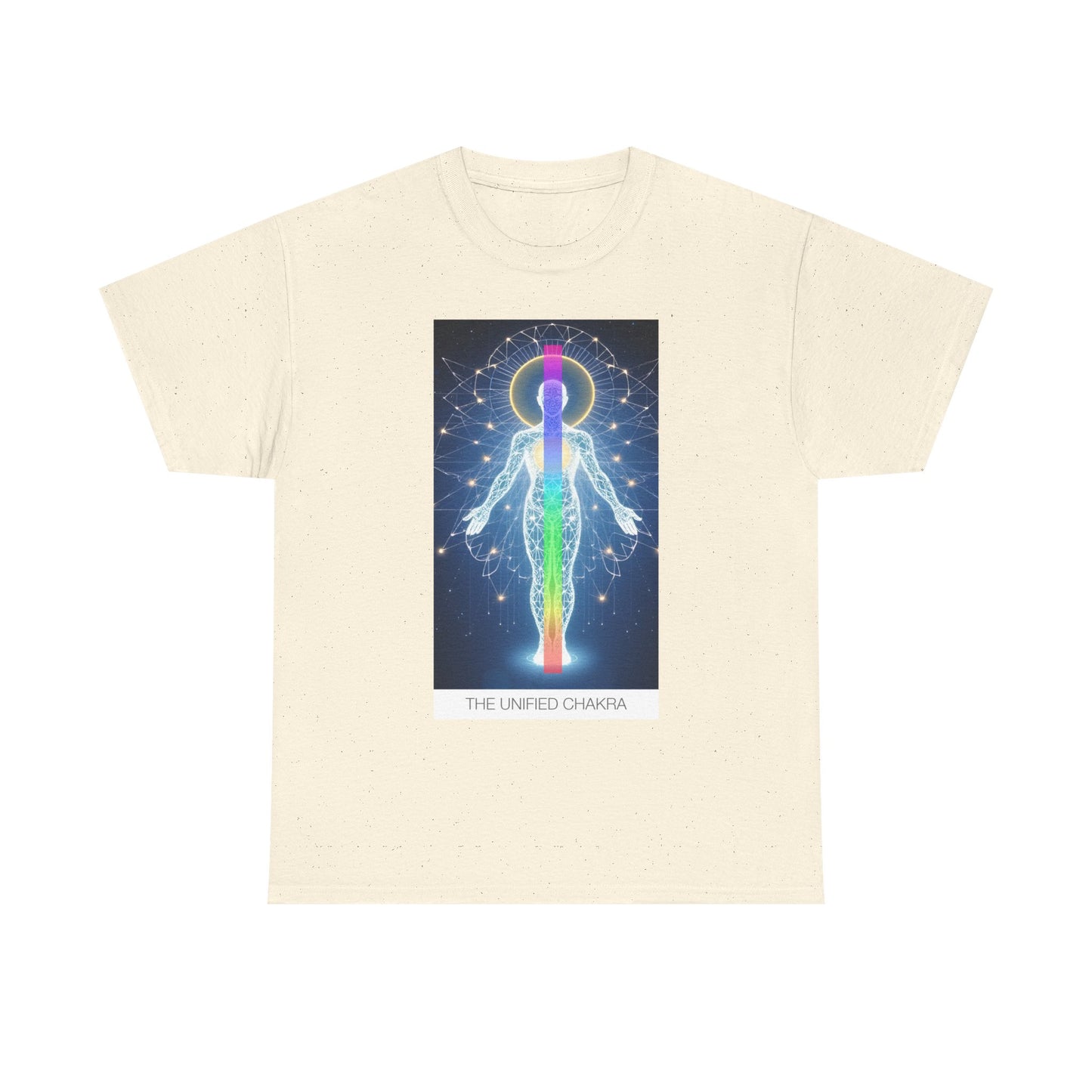 Chakra Energy Unisex Tee, Spiritual T-Shirt, Meditation Gear, Yoga Apparel, Gifts for Wellness, Chakra Art Tee