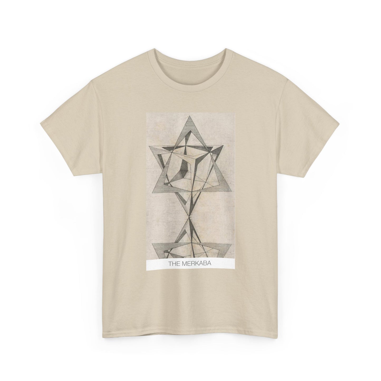 Vintage-Inspired Graphic Tee with Symbolic Design, Unisex Heavy Cotton Tee for Casual Wear, Gifts, Art Lovers, Spiritual Occasions