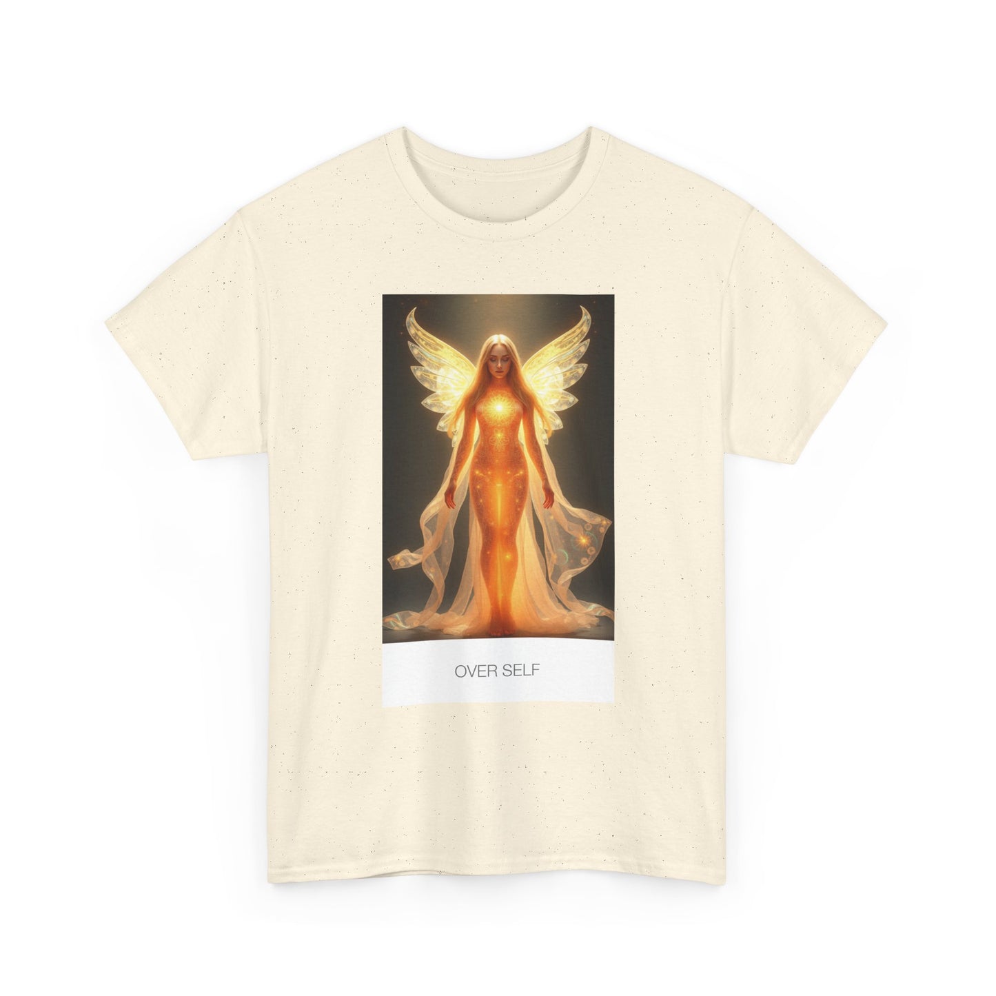 Celestial Self Unisex Heavy Cotton Tee, Inspirational Shirt, Angel Graphic Tee, Spiritual Apparel, Gift for Believers, Unique Casual Wear