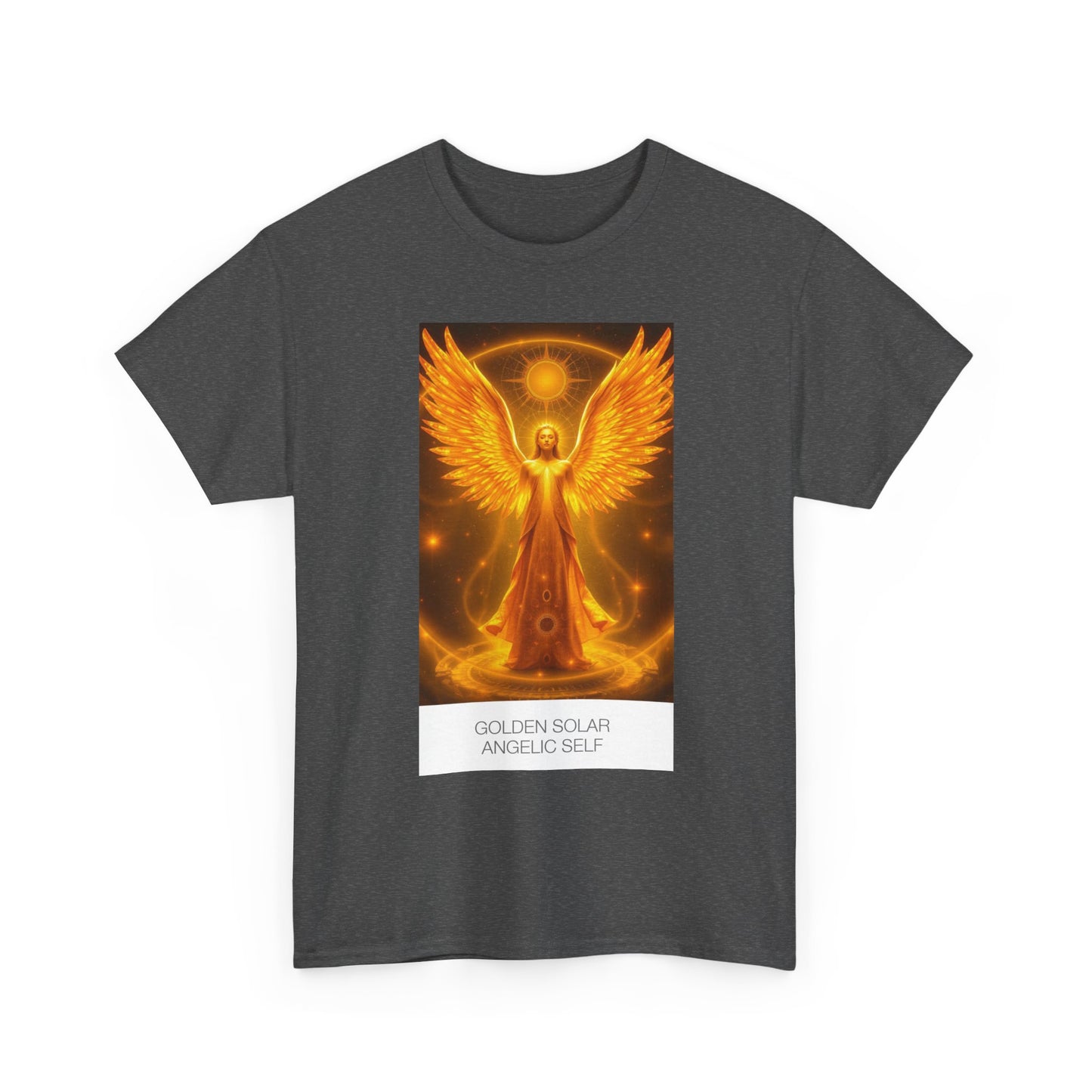 Angelic Self Graphic Tee, Spiritual T-Shirt, Gift for Angel Lovers, Positive Vibe Cotton Tee, Unisex Apparel for Mindfulness