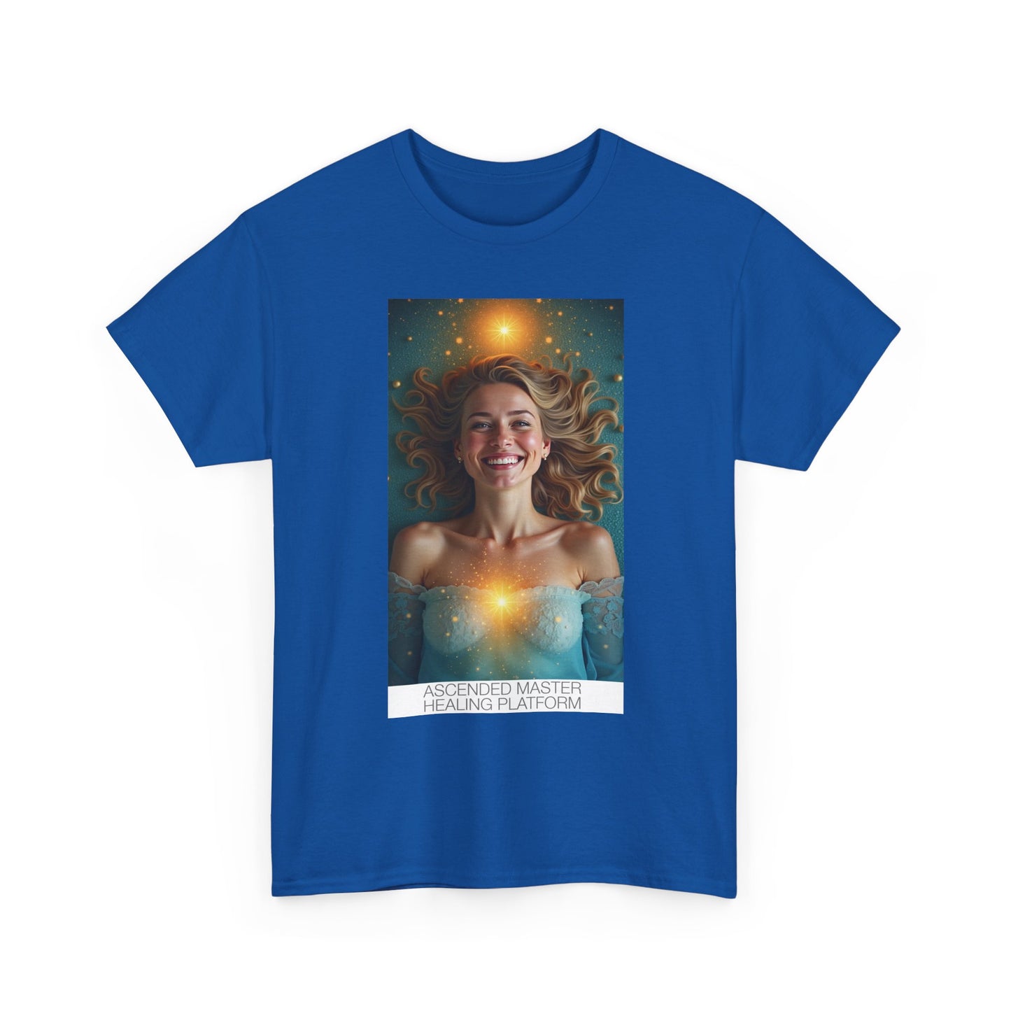Healing Energy Tee - Unisex Cotton T-Shirt for Wellness, Meditation, Spiritual Journey, Gift for Holistic Health Enthusiasts