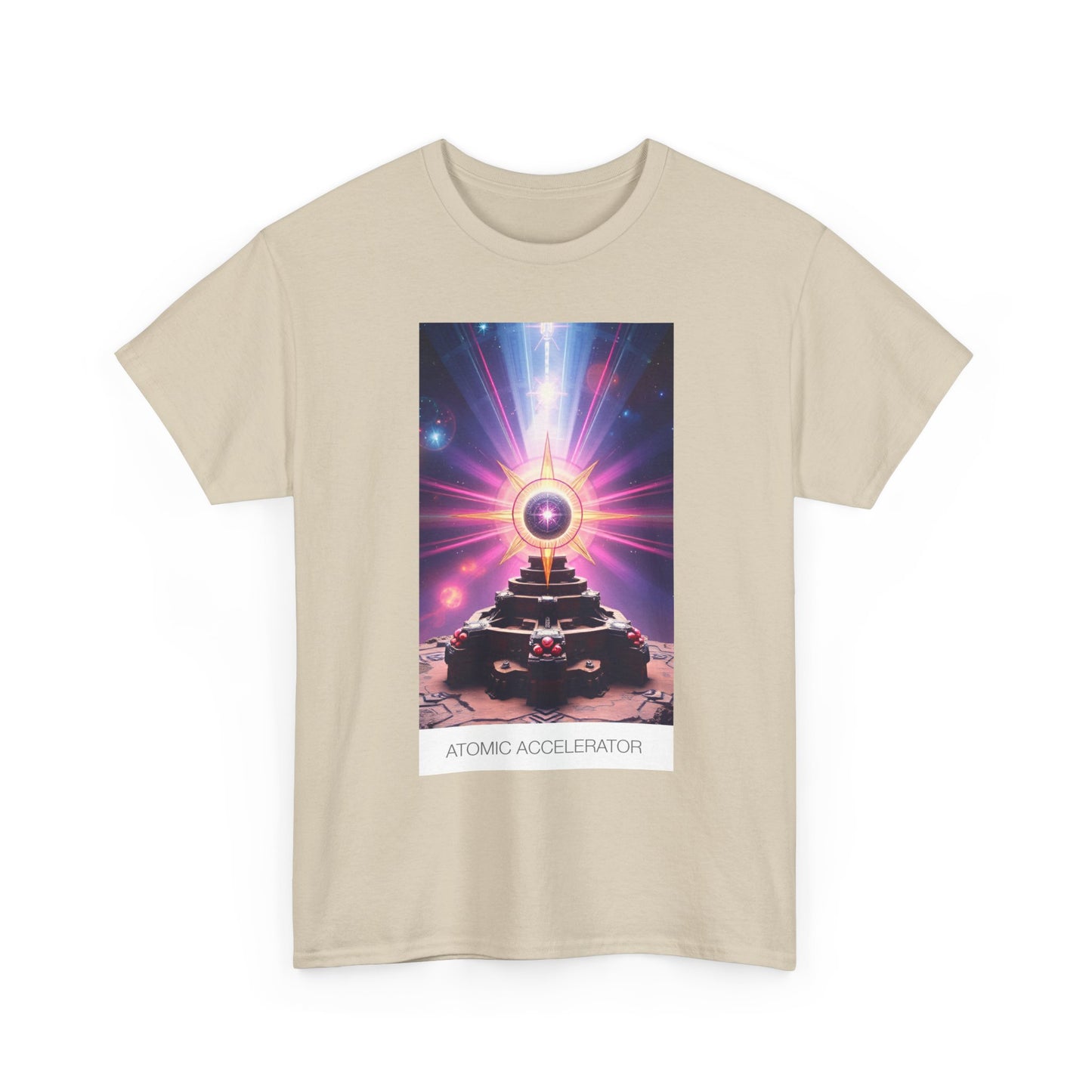 Cosmic Energy Unisex Heavy Cotton Tee, Spiritual Shirt, Meditation Apparel, Gift for Him/Her, Divine Vibes Tee