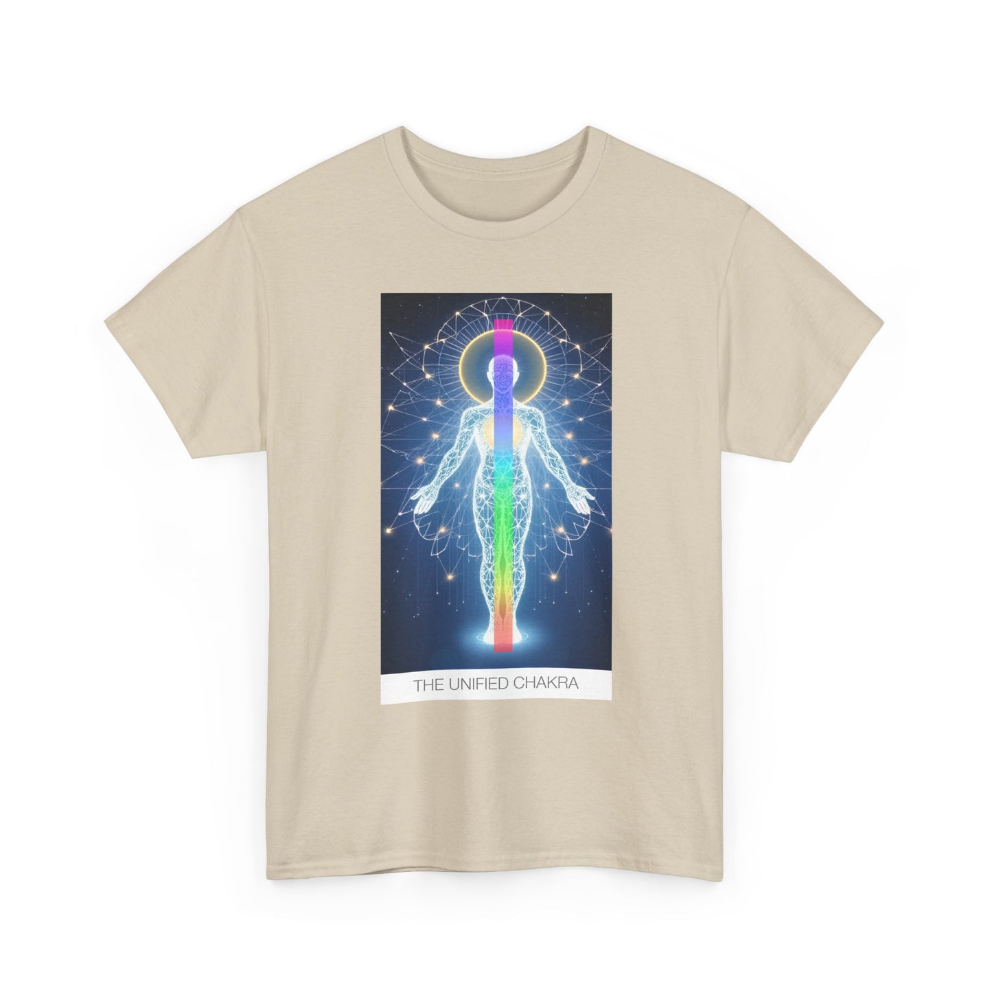 Chakra Energy Unisex Tee, Spiritual T-Shirt, Meditation Gear, Yoga Apparel, Gifts for Wellness, Chakra Art Tee