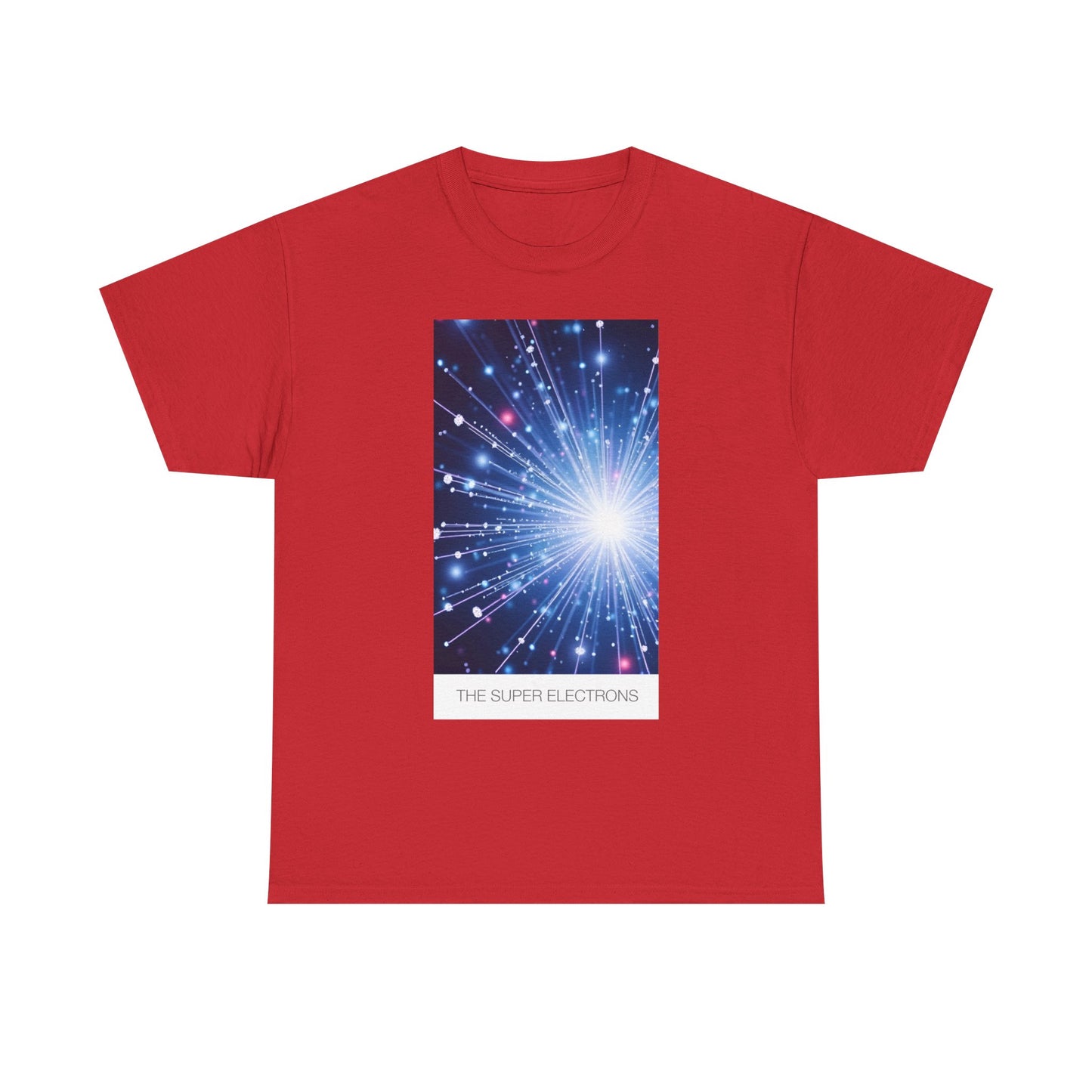 Cosmic Light Unisex Heavy Cotton Tee, Graphic Tee, Trendy Shirt, Casual Wear, Space Art Apparel, Gift for Space Lovers