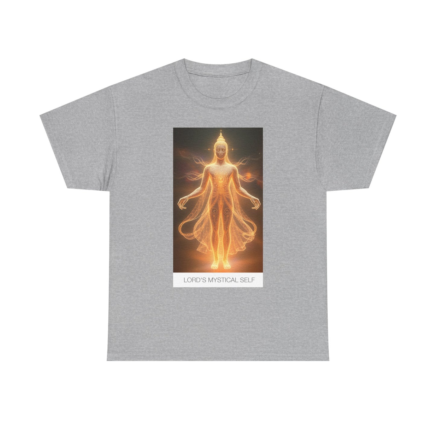Enlightened Self Cotton Tee | Spiritual Gift, Meditation Shirt, Unisex Apparel, Mindfulness Fashion, Aura Tees