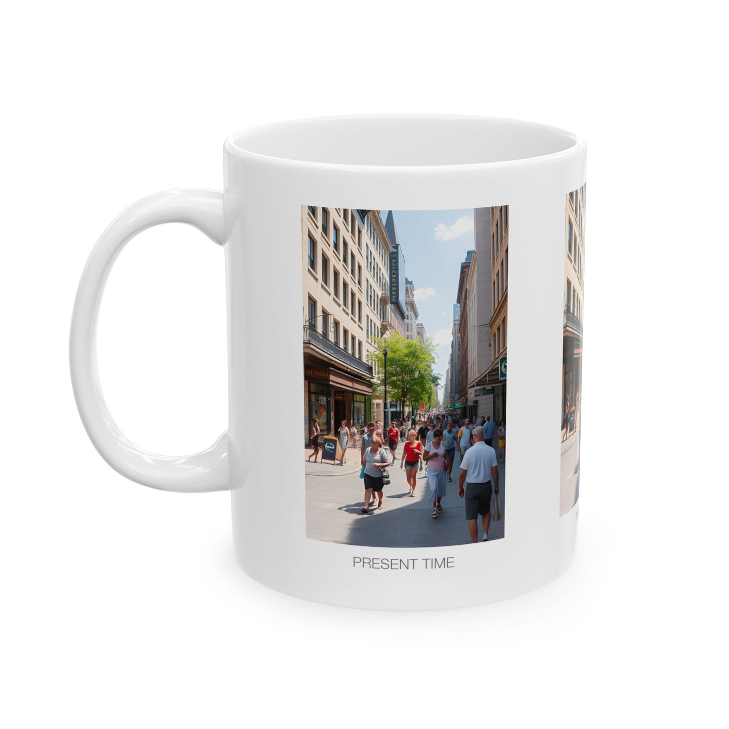 Urban Photography Ceramic Mug - Cityscape Gift, Travel Lover's Drinkware, Coffee Tea Cup, Home Office Decor, Unique Present