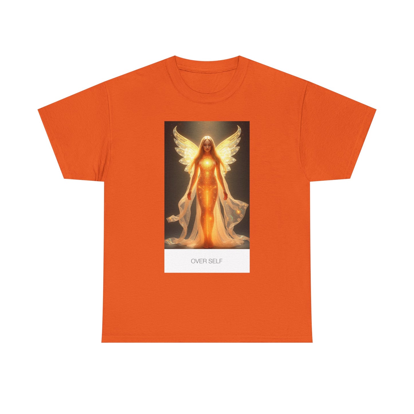 Celestial Self Unisex Heavy Cotton Tee, Inspirational Shirt, Angel Graphic Tee, Spiritual Apparel, Gift for Believers, Unique Casual Wear