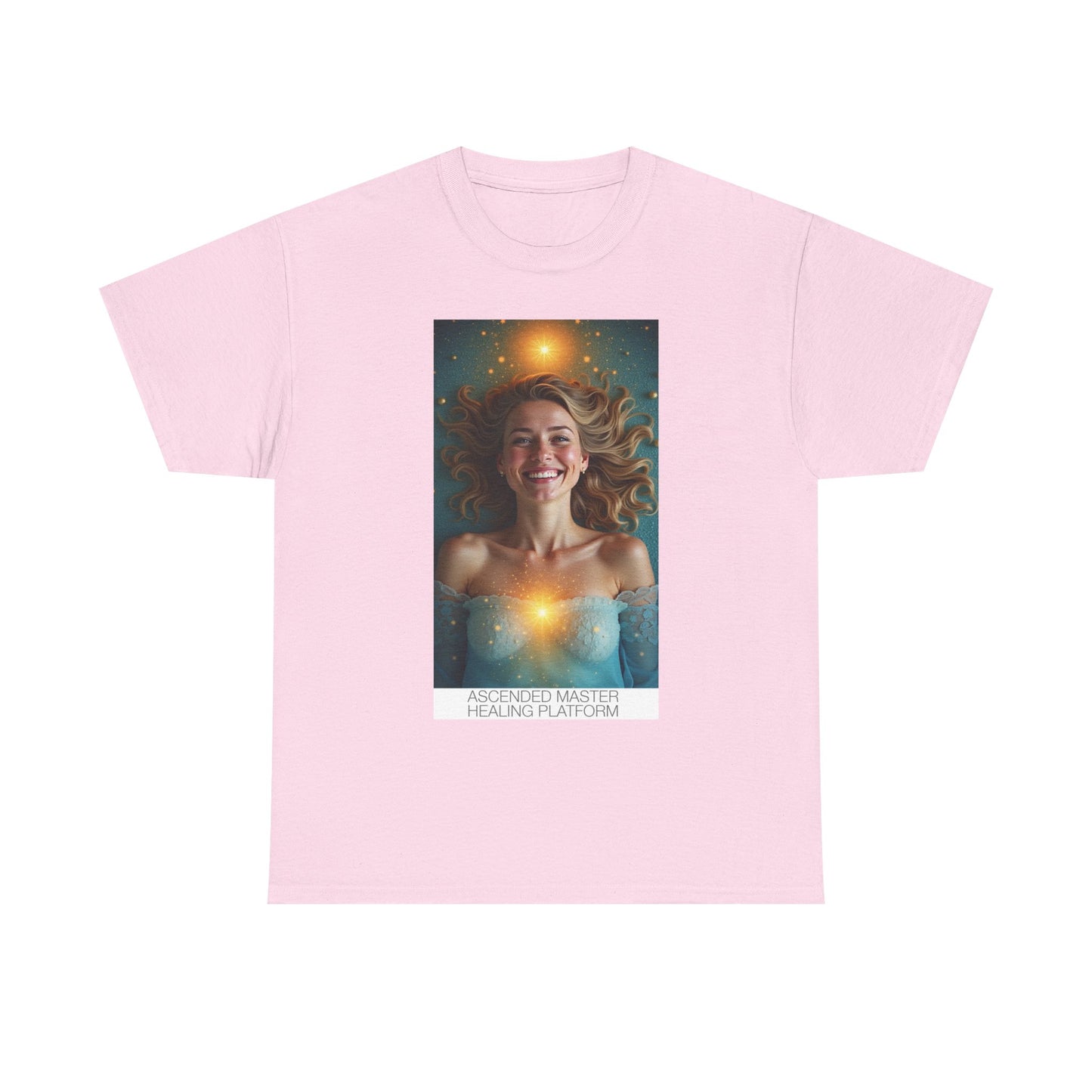 Healing Energy Tee - Unisex Cotton T-Shirt for Wellness, Meditation, Spiritual Journey, Gift for Holistic Health Enthusiasts